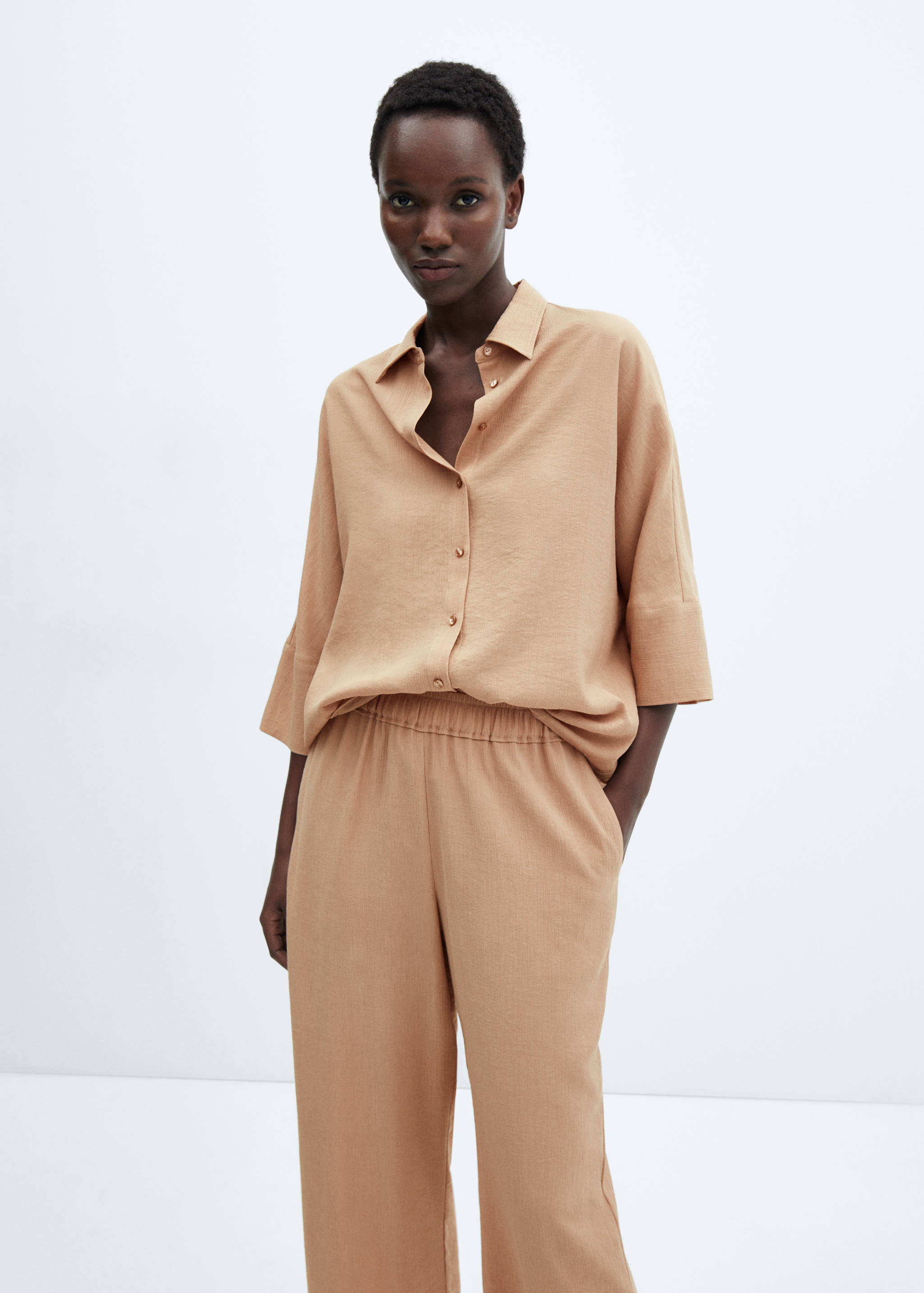 Chemise fluide oversize - Plan moyen