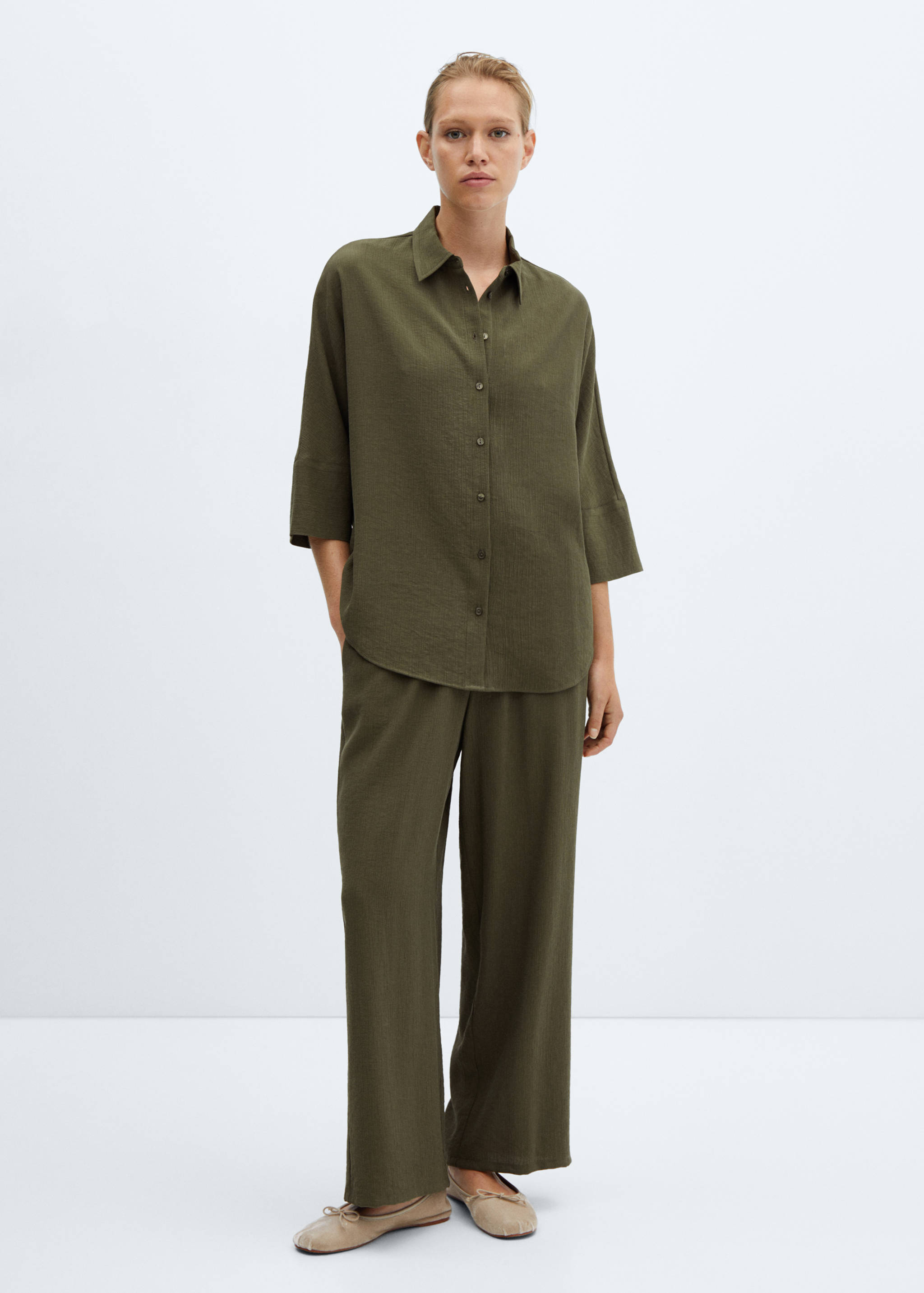 Chemise fluide oversize - Plan général