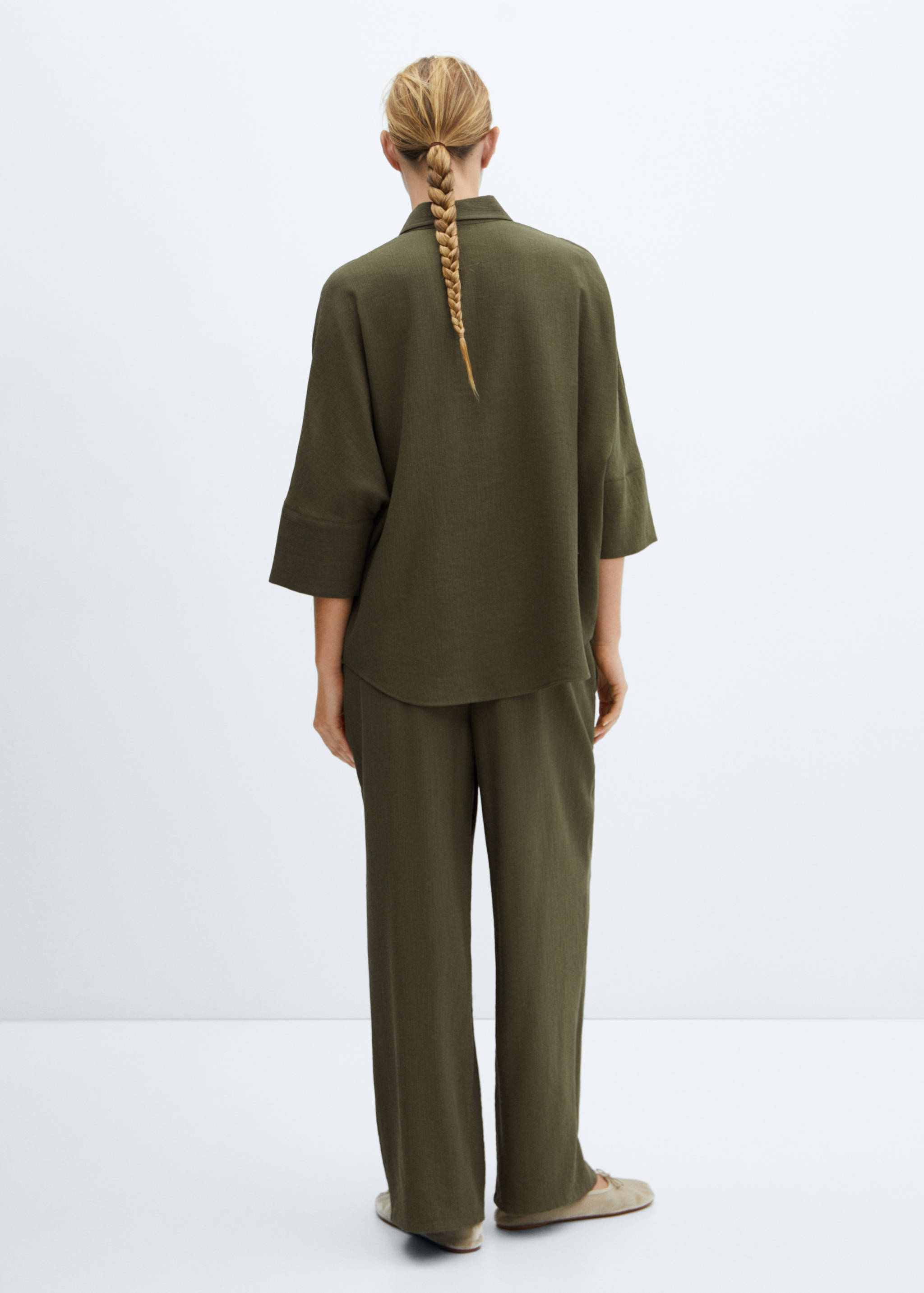 Chemise fluide oversize - Verso de l’article