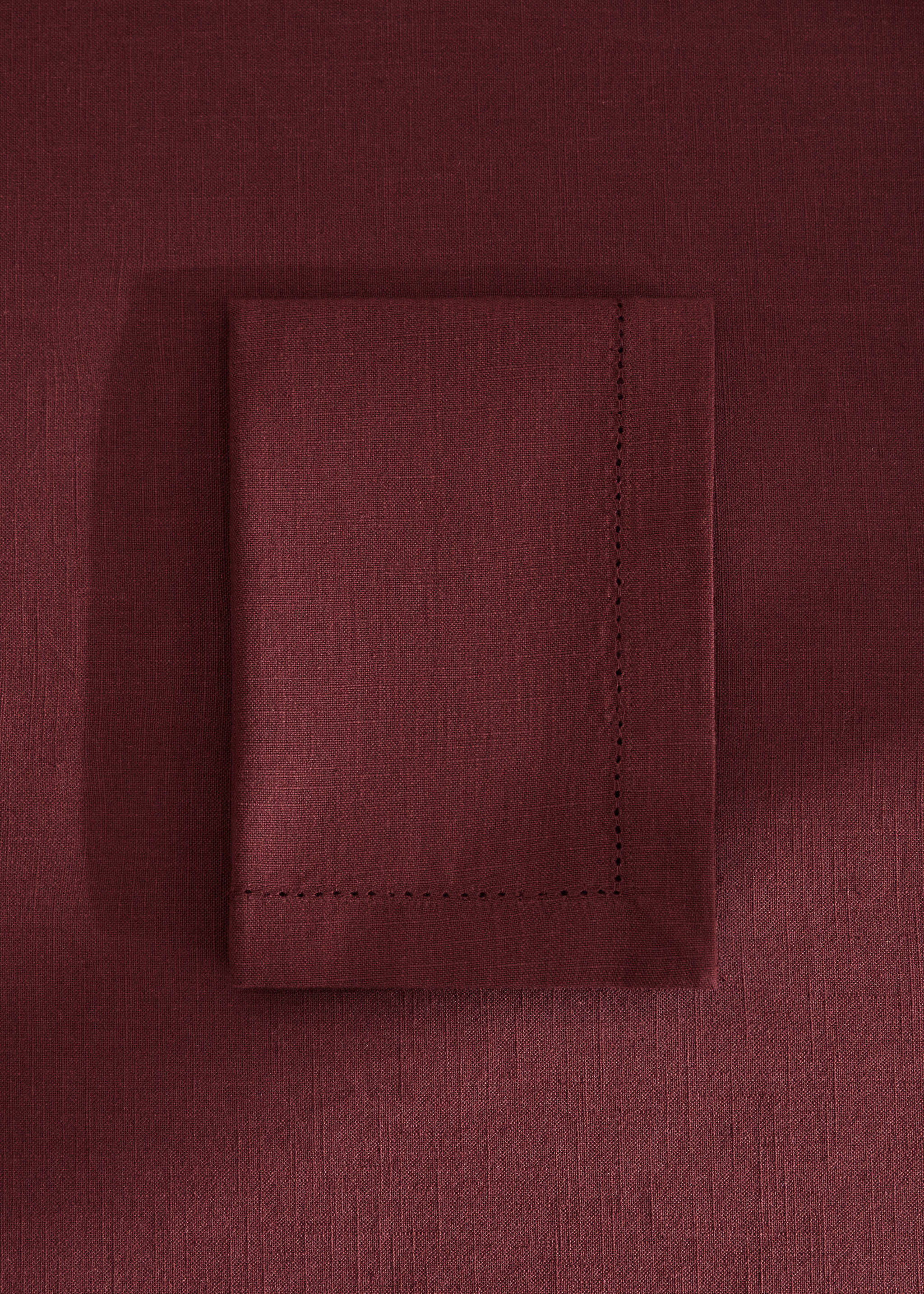 Lot deux serviettes de table broderie ajourée - Plan général