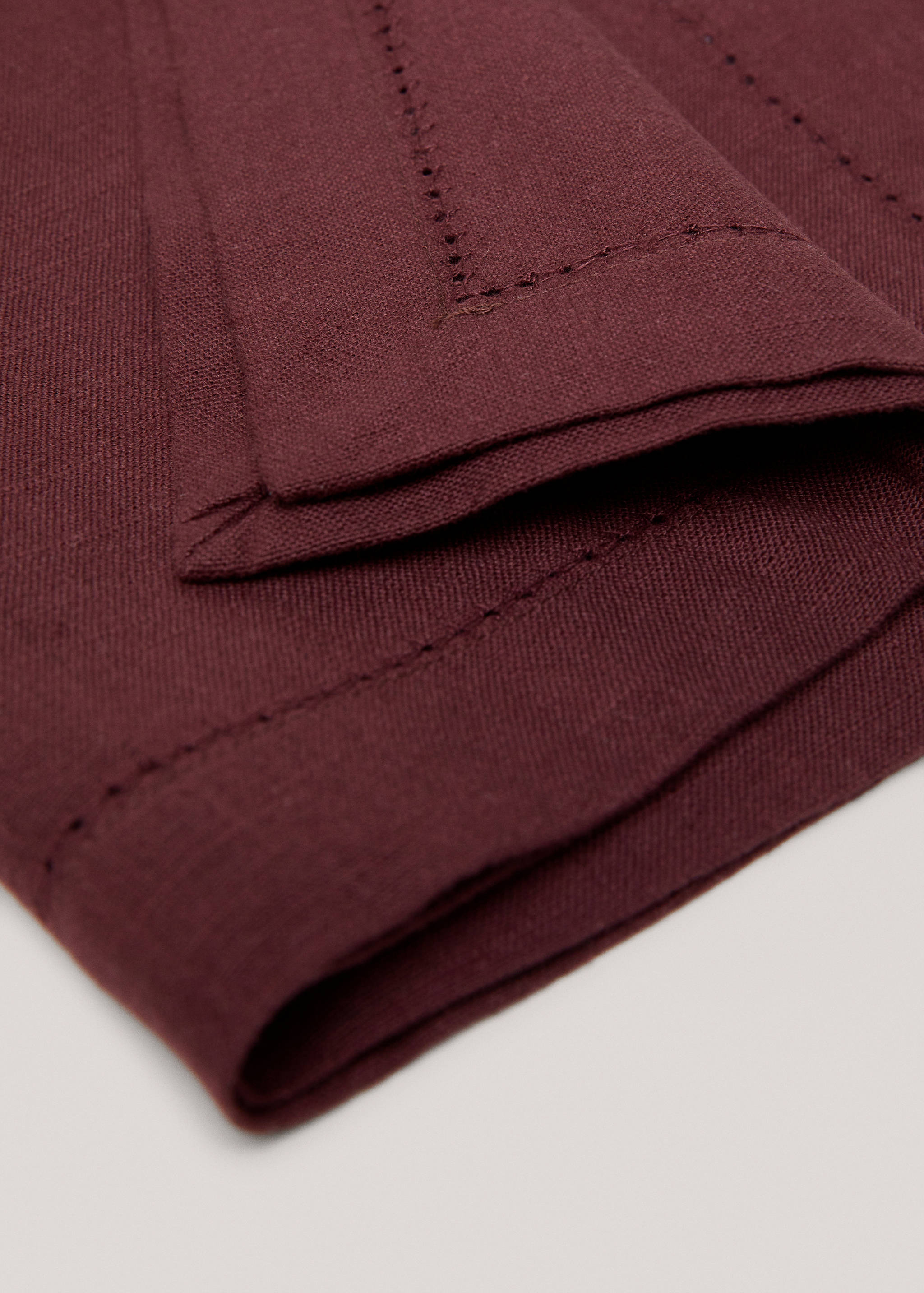 Lot deux serviettes de table broderie ajourée - Détail de l'article 2