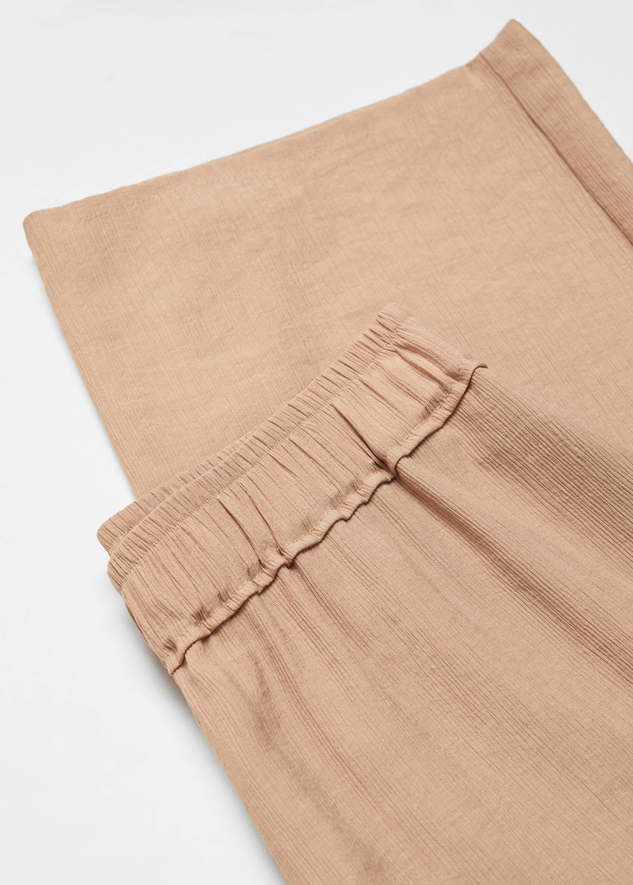 Elastic waist flowy trousers - Details of the article 8