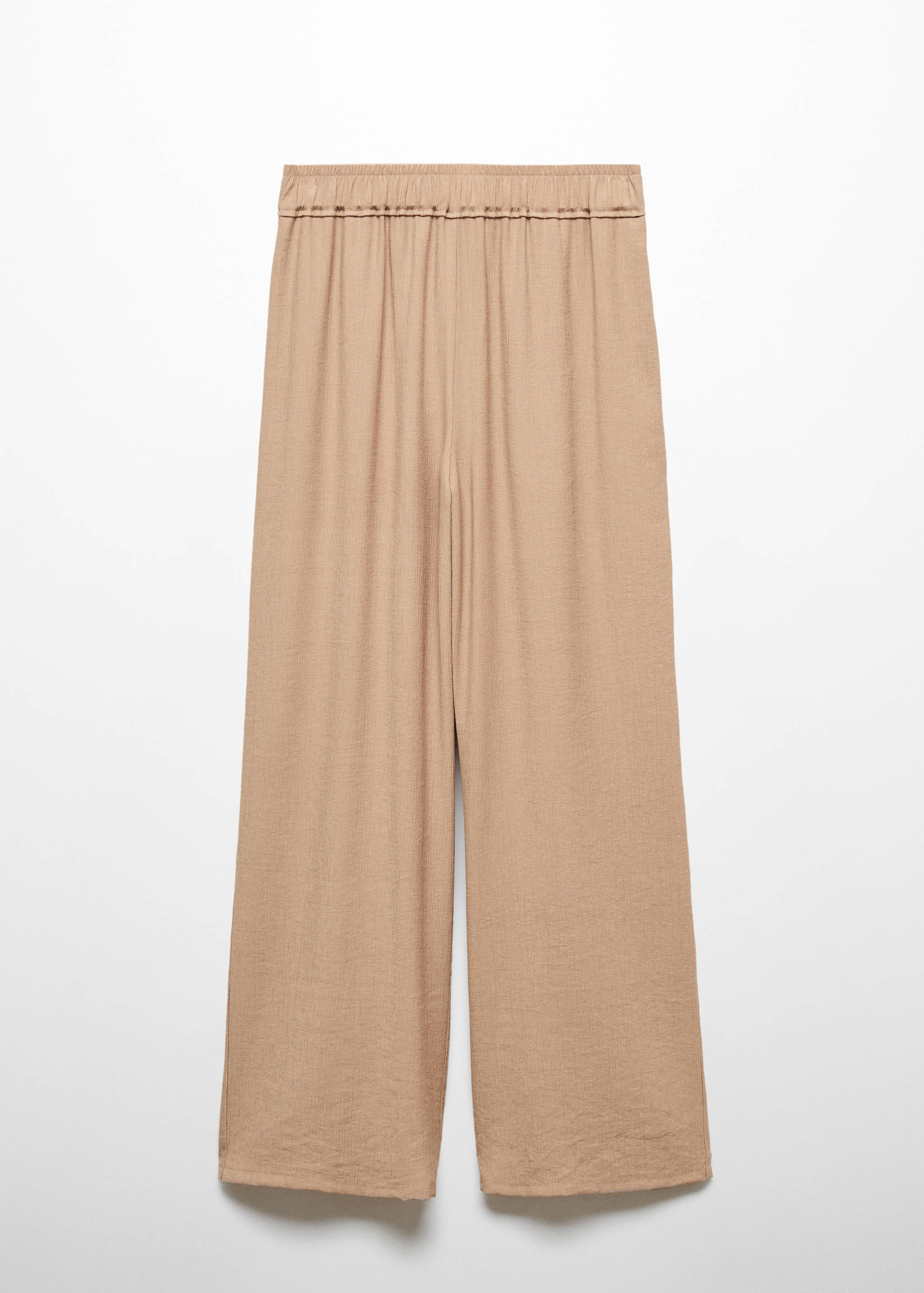 Elastic waist flowy trousers - Article without model