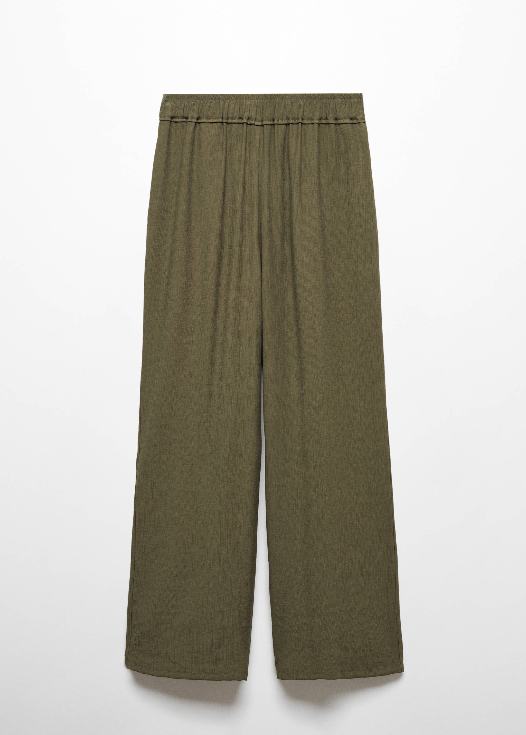 Elastic waist flowy trousers - Article without model