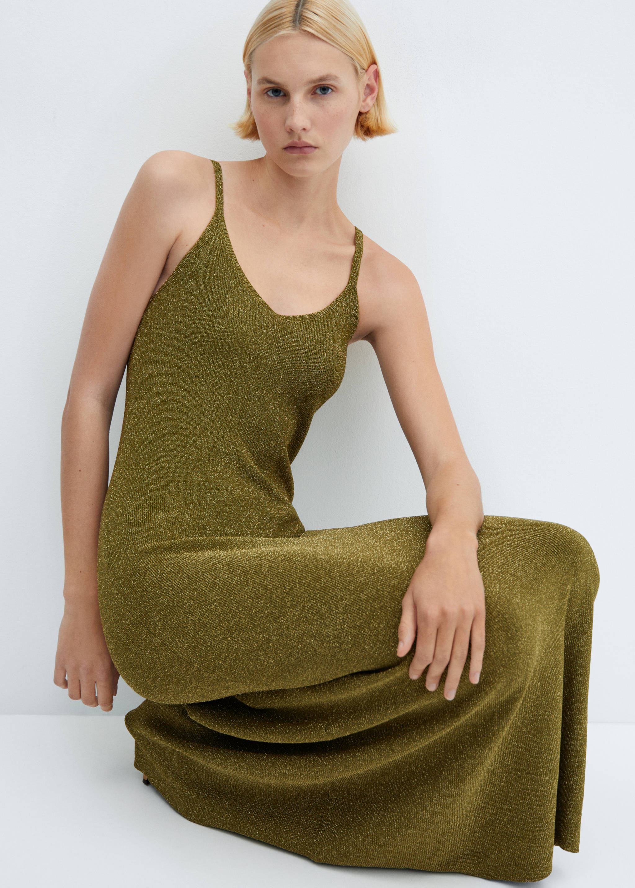 Long lurex dress - Details of the article 2