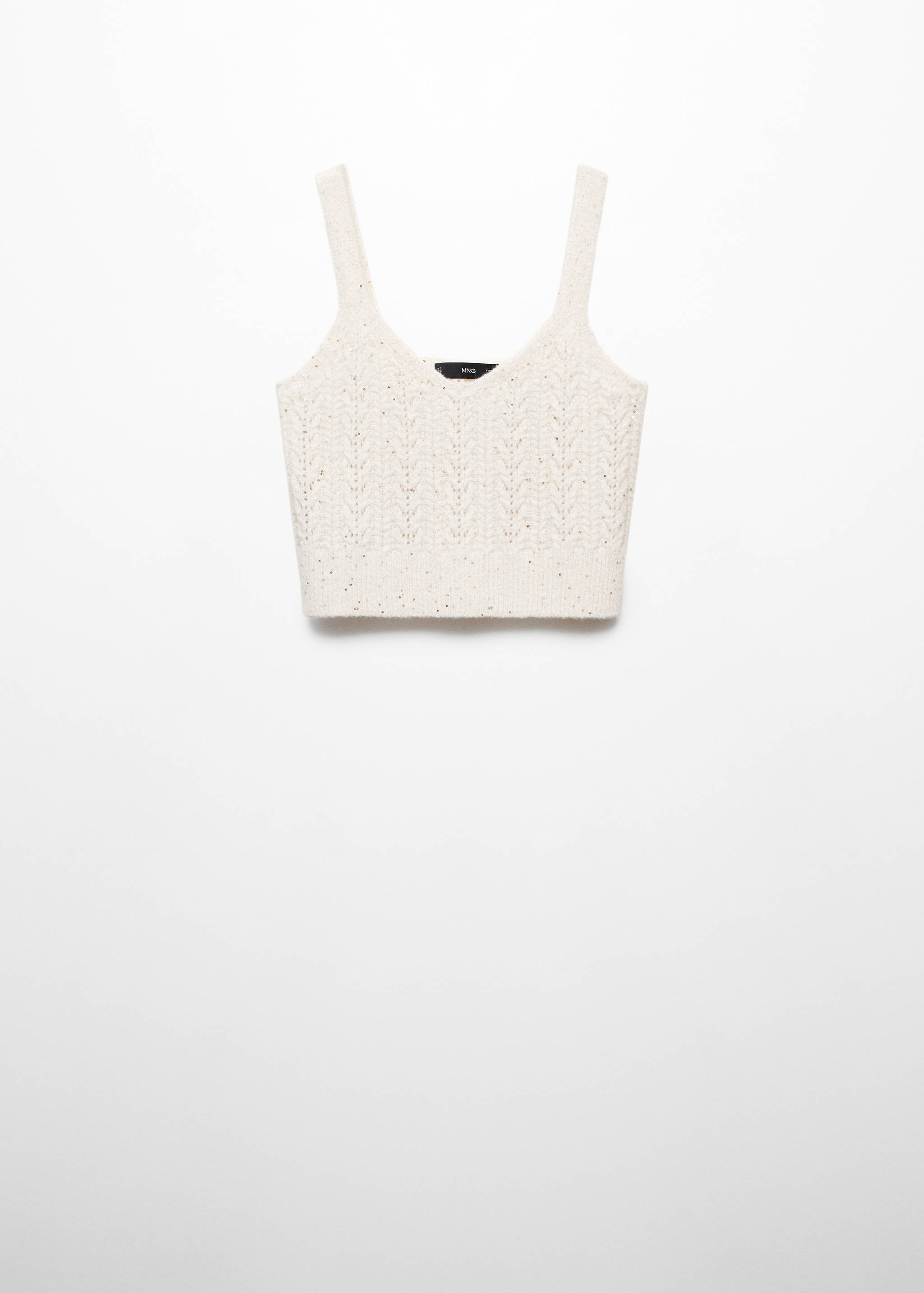 Top punto detalle lentejuelas - Artículo sin modelo