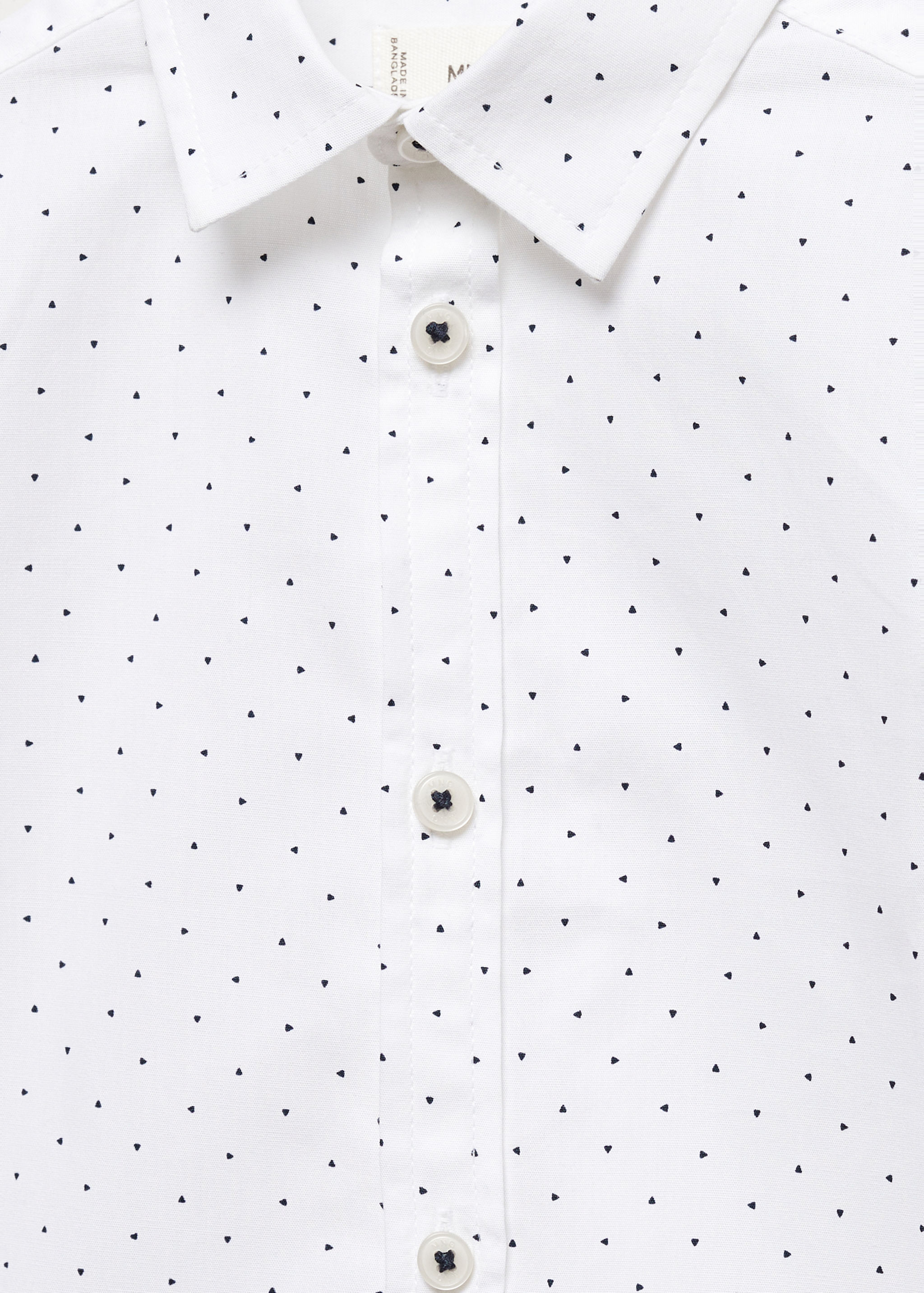 Regular-fit printed cotton shirt - Details of the article 0