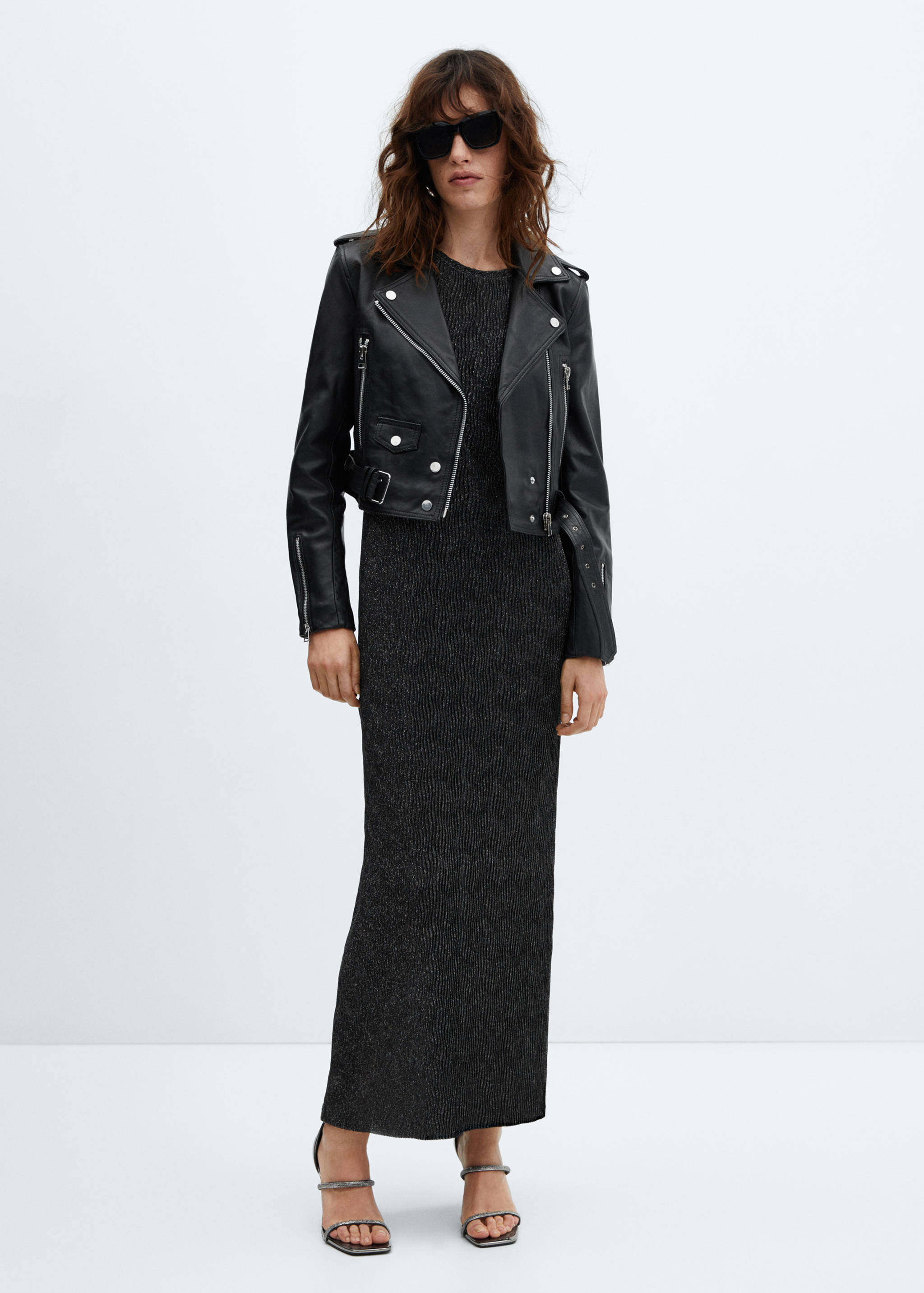 Lurex opening dress - General plane