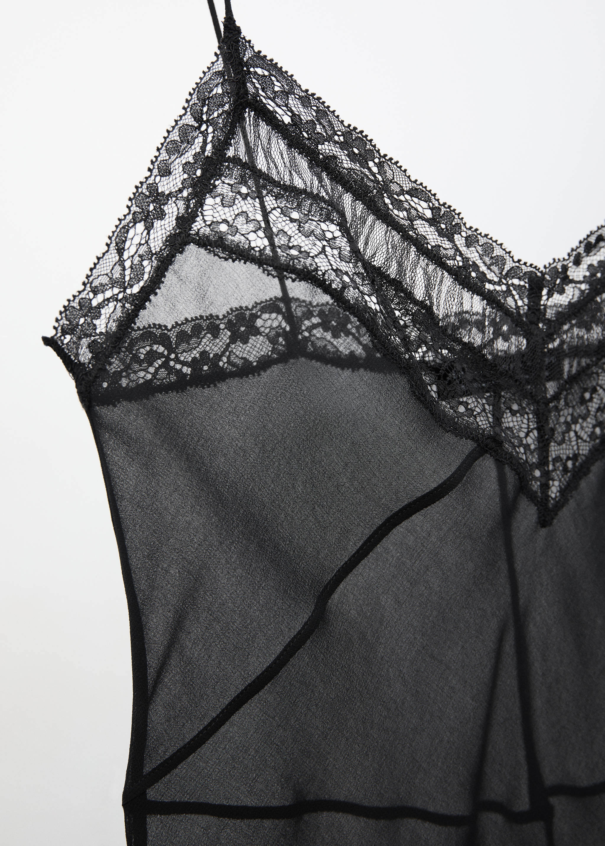 Semi-transparent lingerie dress - Details of the article 8