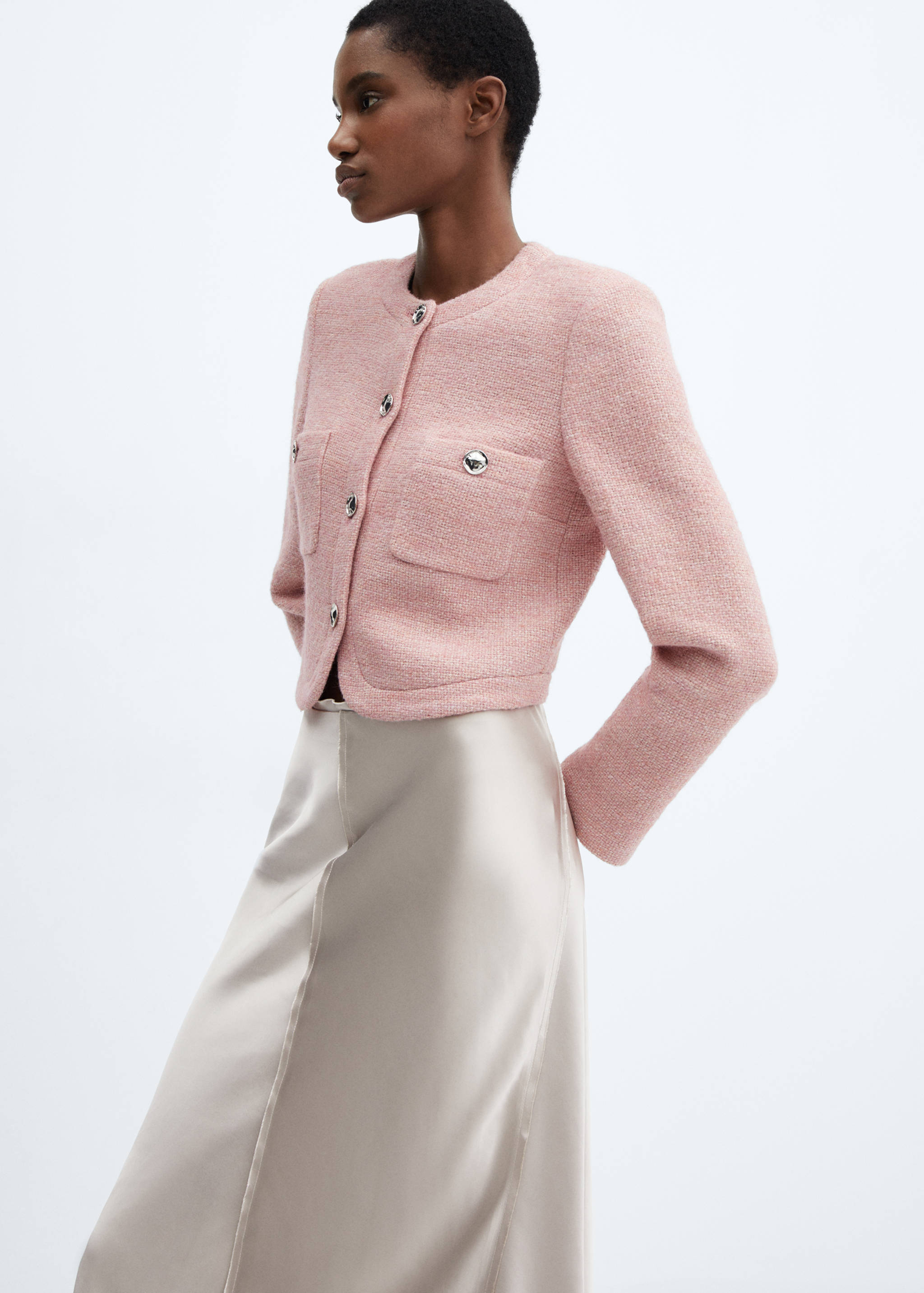 Faldilla setinada vora desfilada - Pla mig