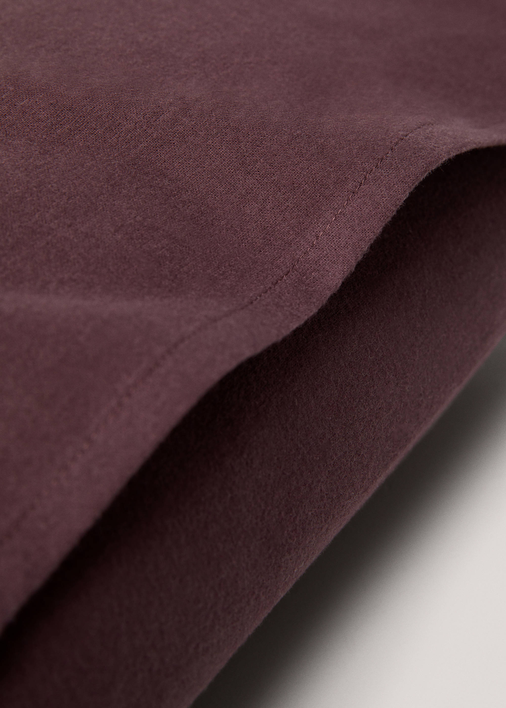 Plain flannel pillow case 60x60cm (Pack of 2) - Details of the article 1