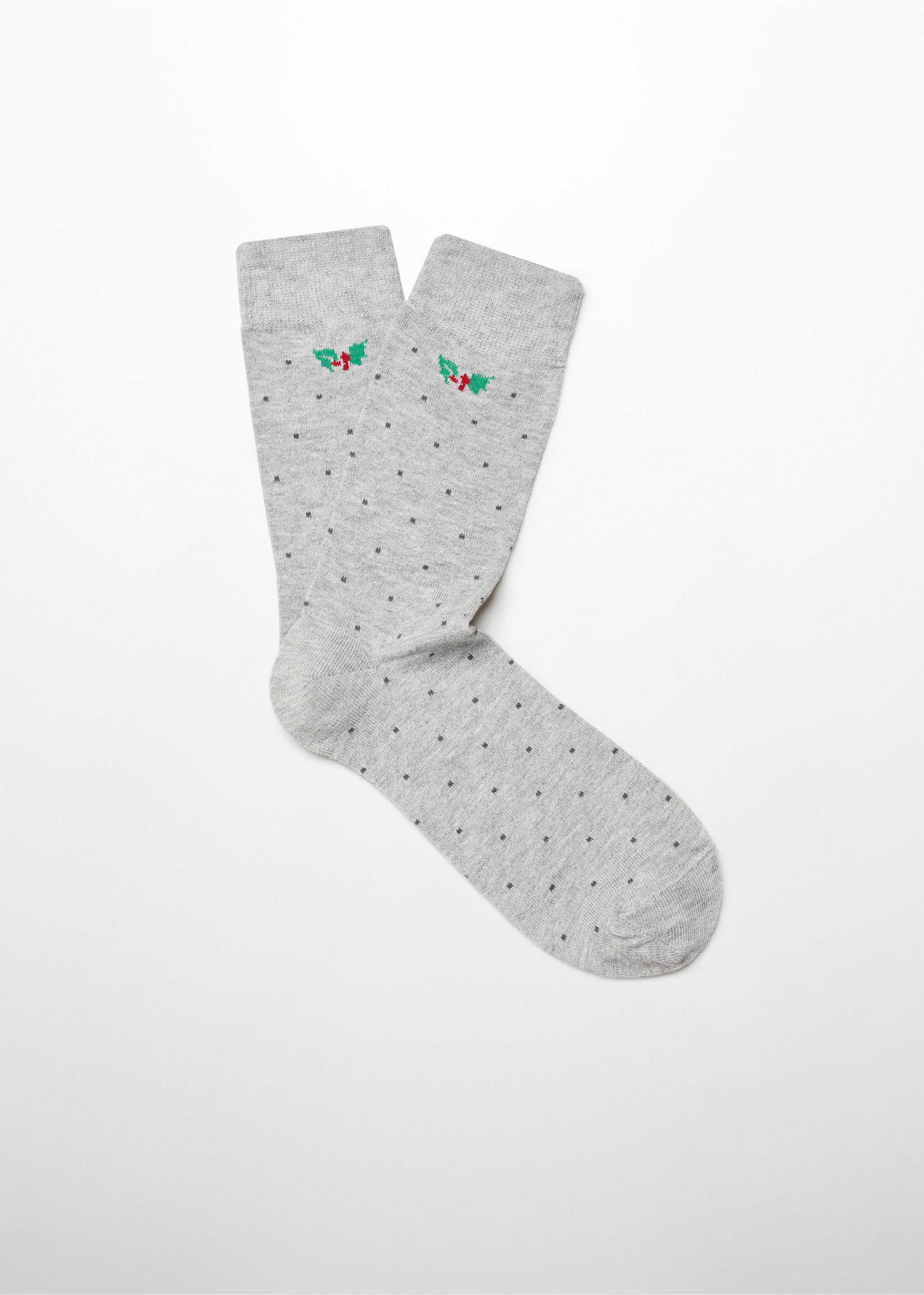 Chaussettes coton imprimé de Noël - Article sans modèle