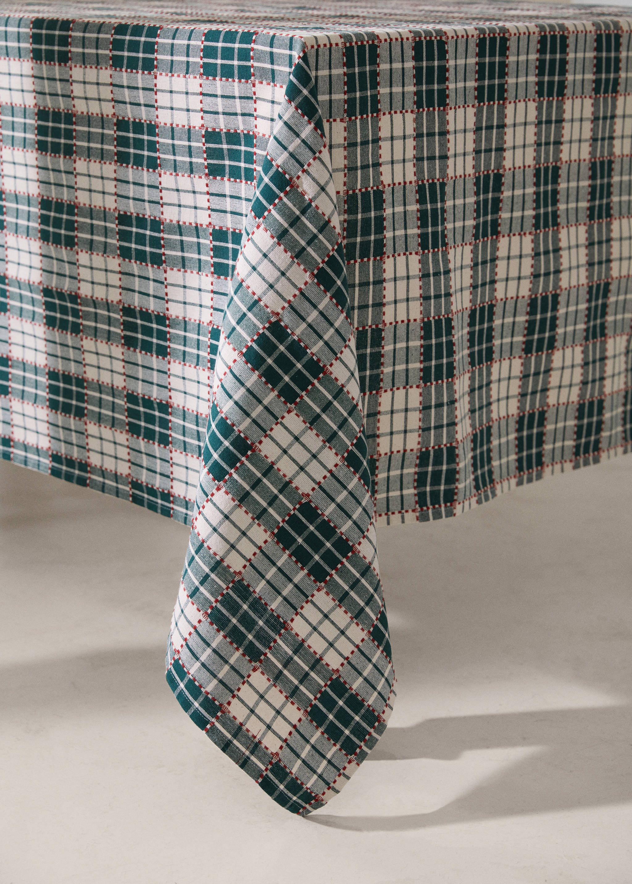 Striped cotton tablecloth 150x250cm - Details of the article 7