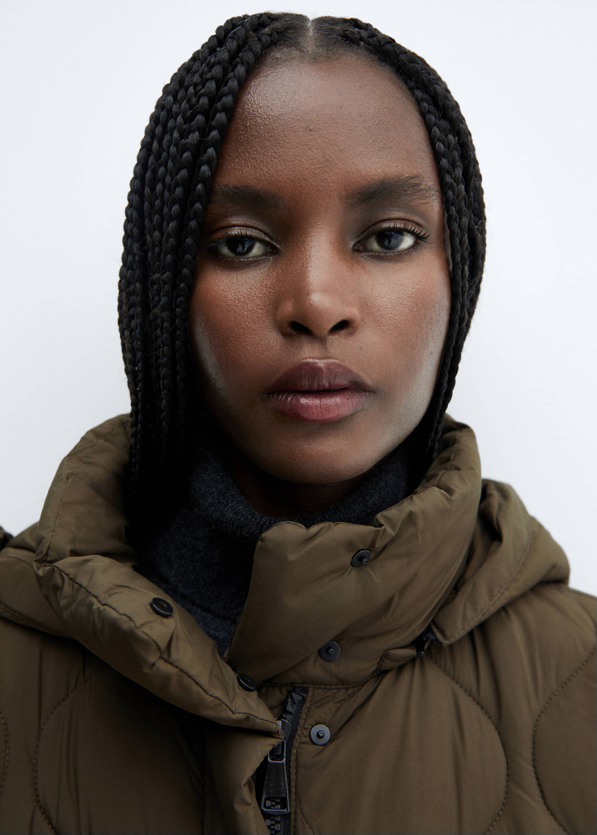 Long puffer vest - Details of the article 1