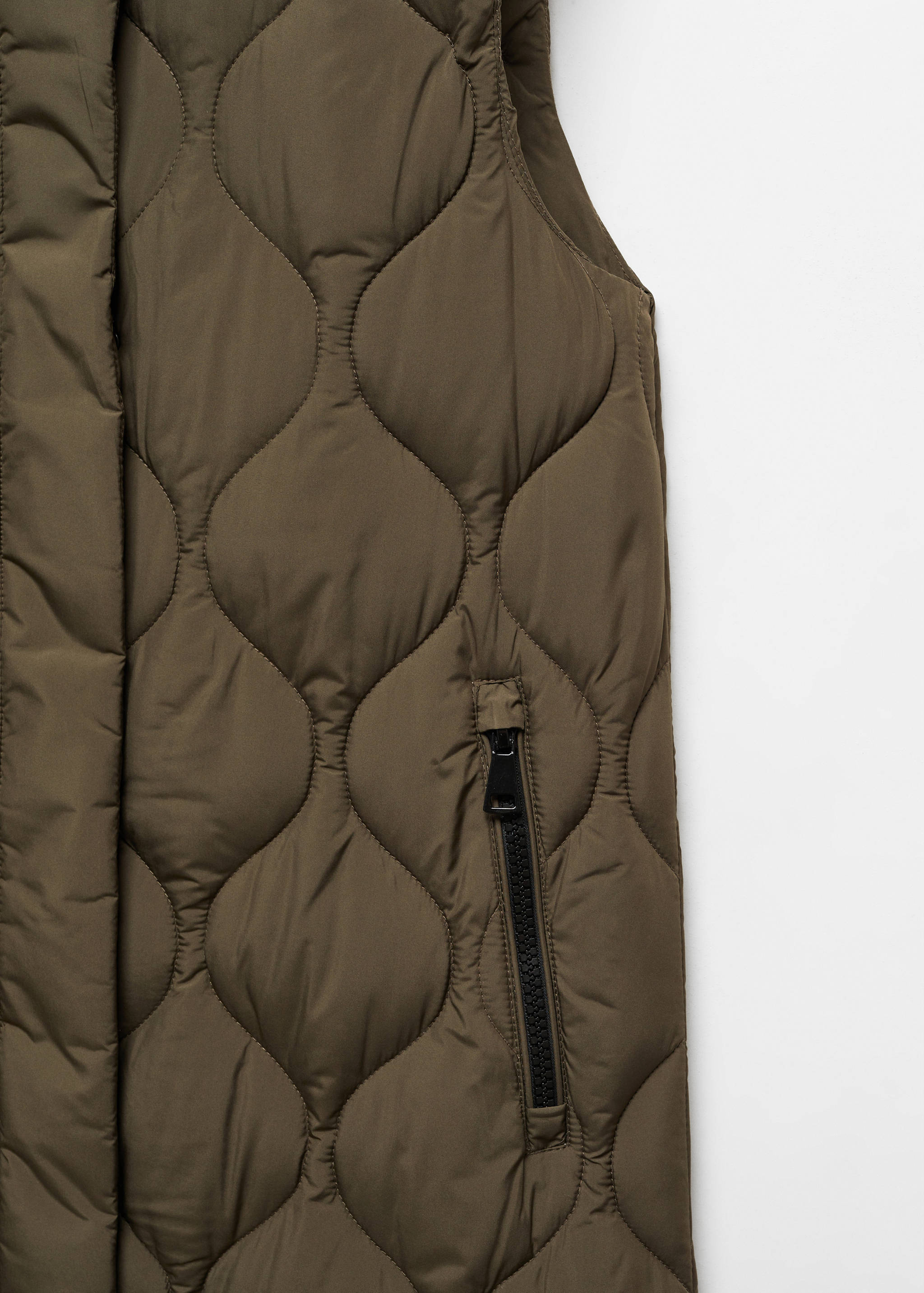 Long puffer vest - Details of the article 0
