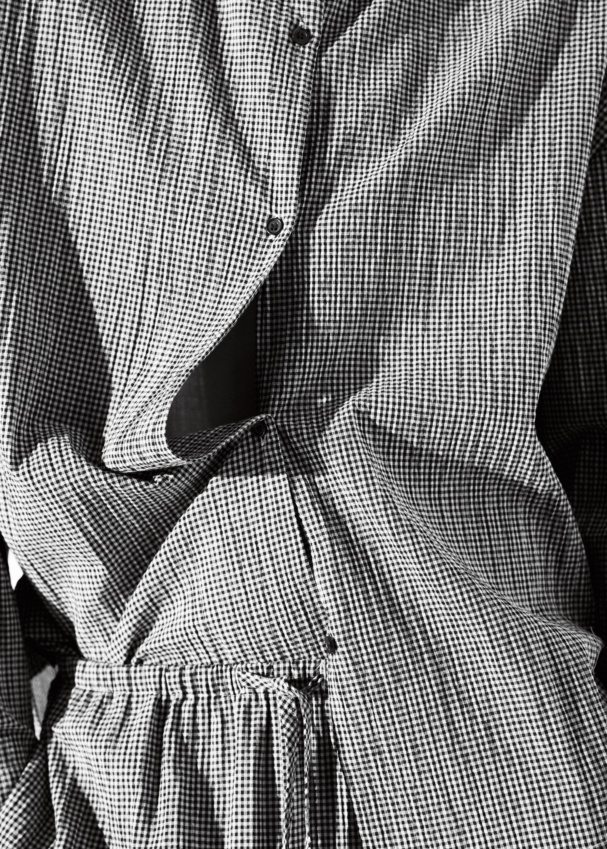 Ginghamrutig bomullspyjamas - Detaljer om artikeln 7