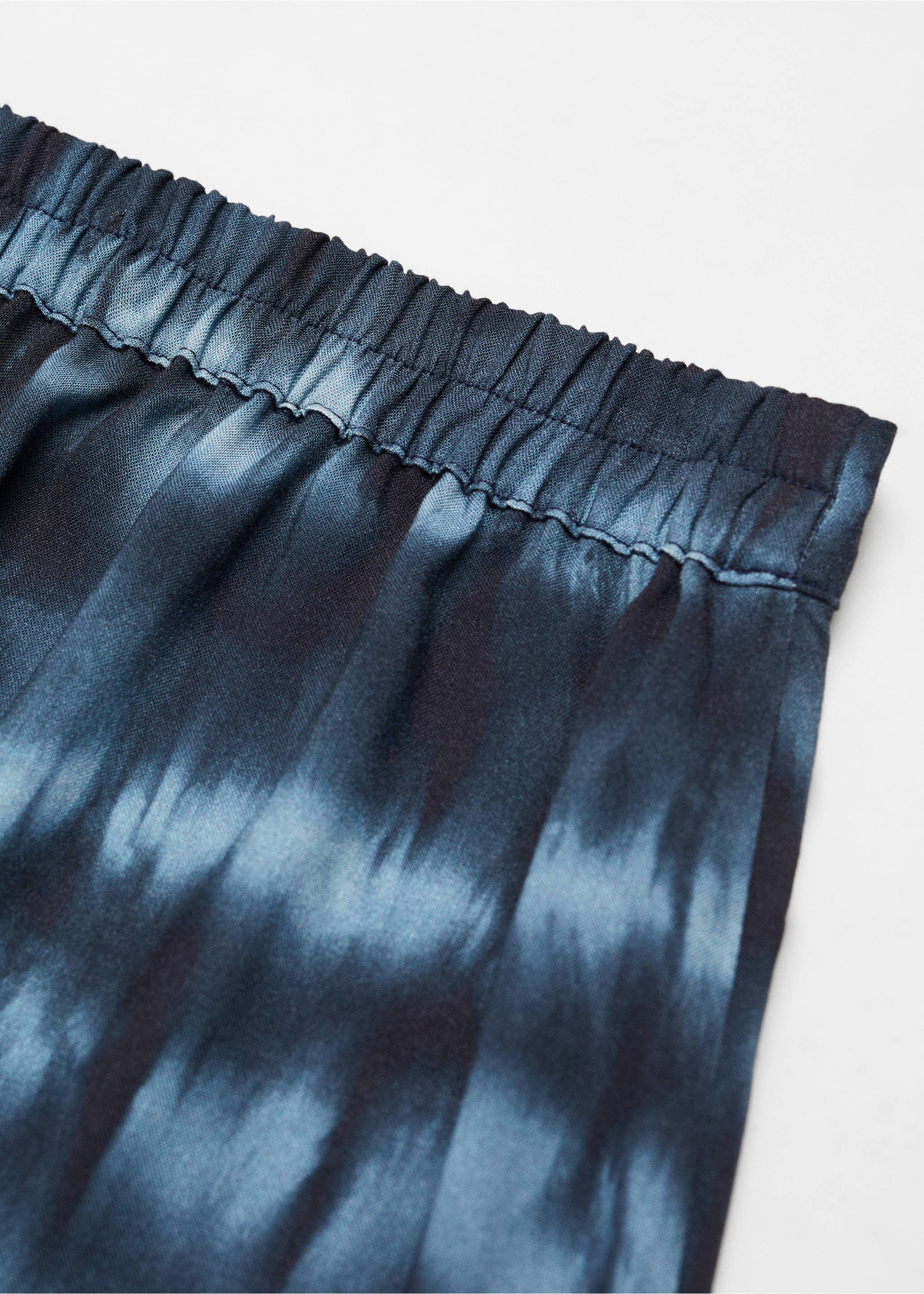 Fließende, bedruckte Hose - Detail des Artikels 8, Blau. Ref: 67000266-00.