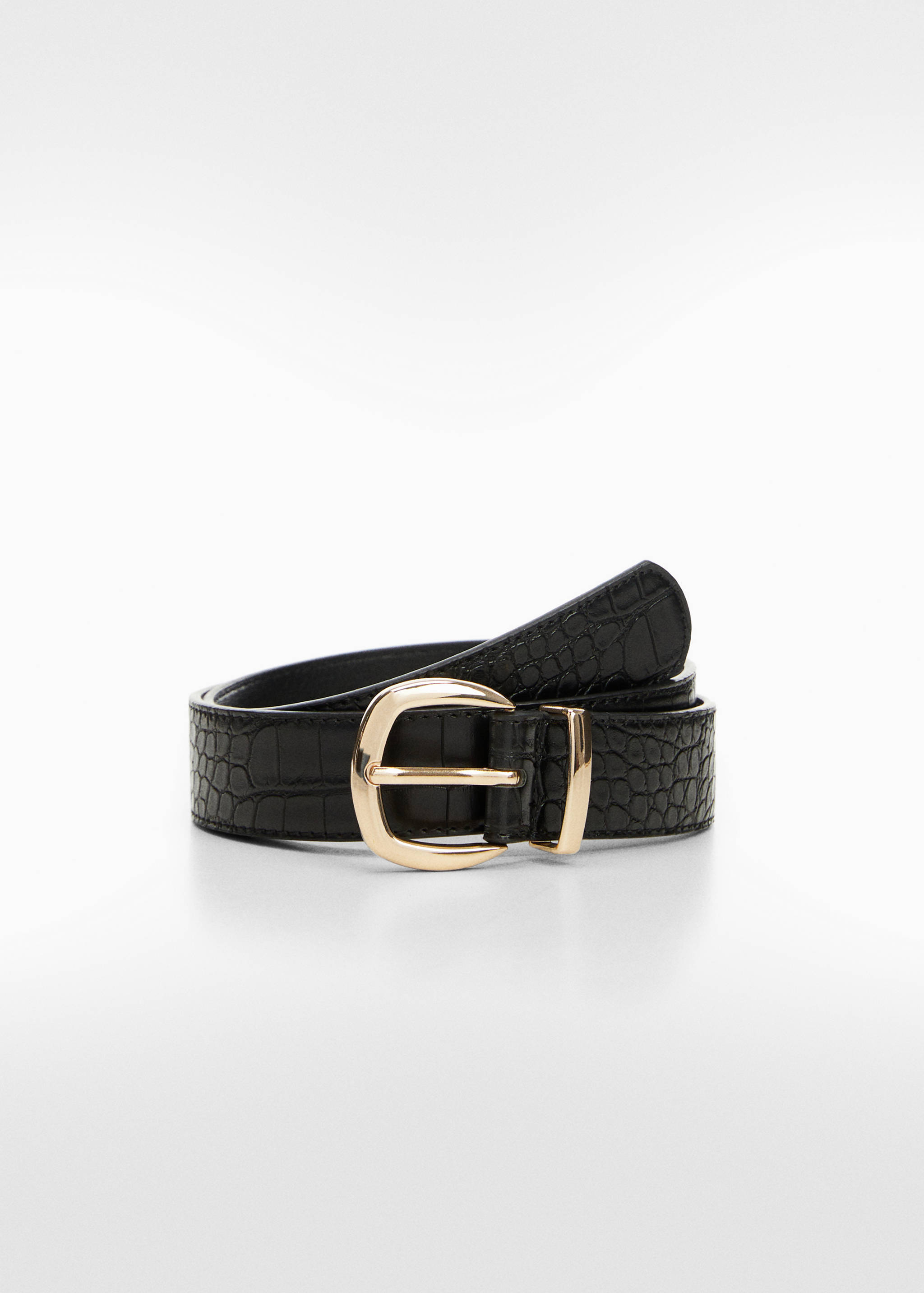 Animal print effect belt - Article without model