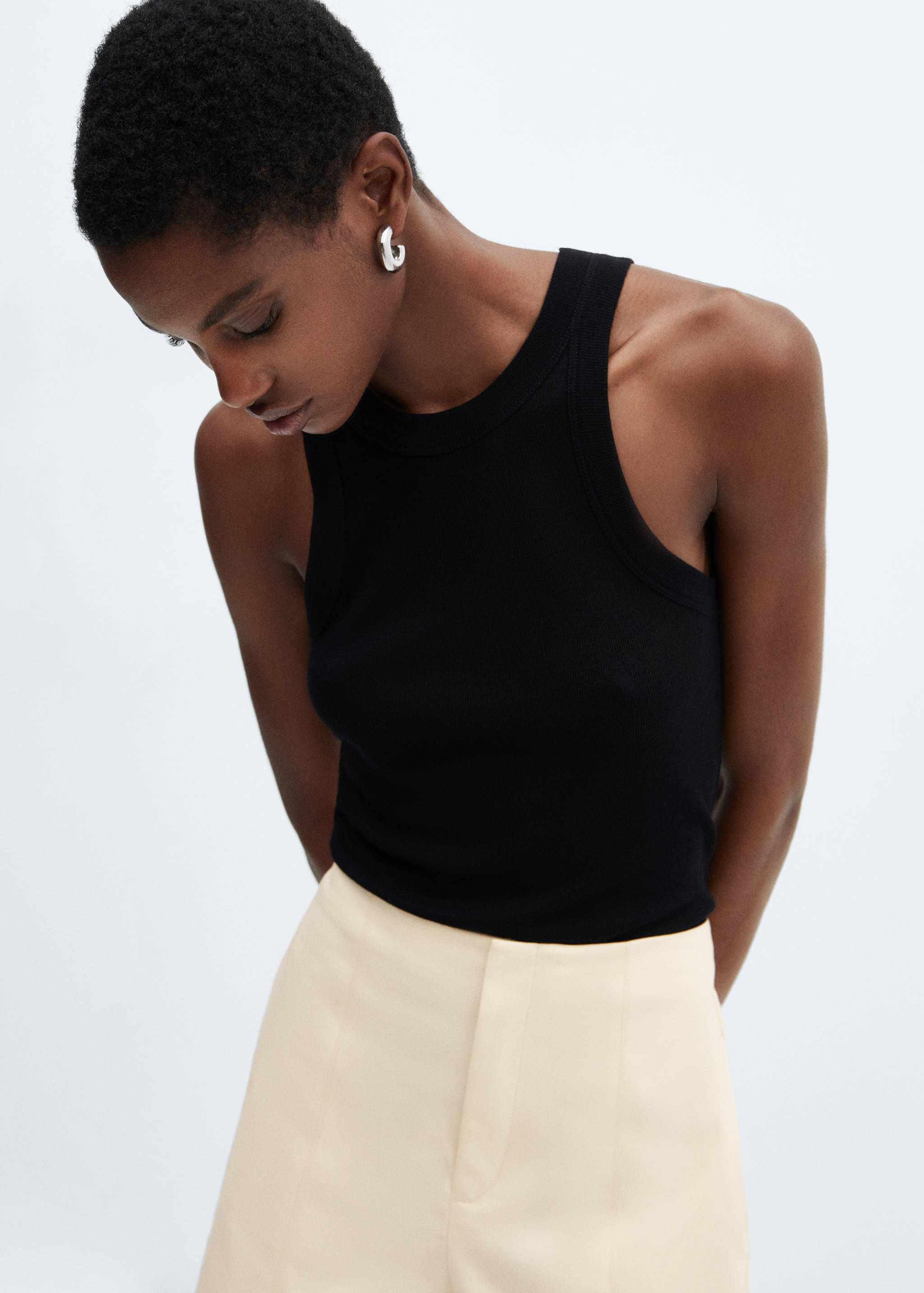 Short droit taille haute - Détail de l'article 1