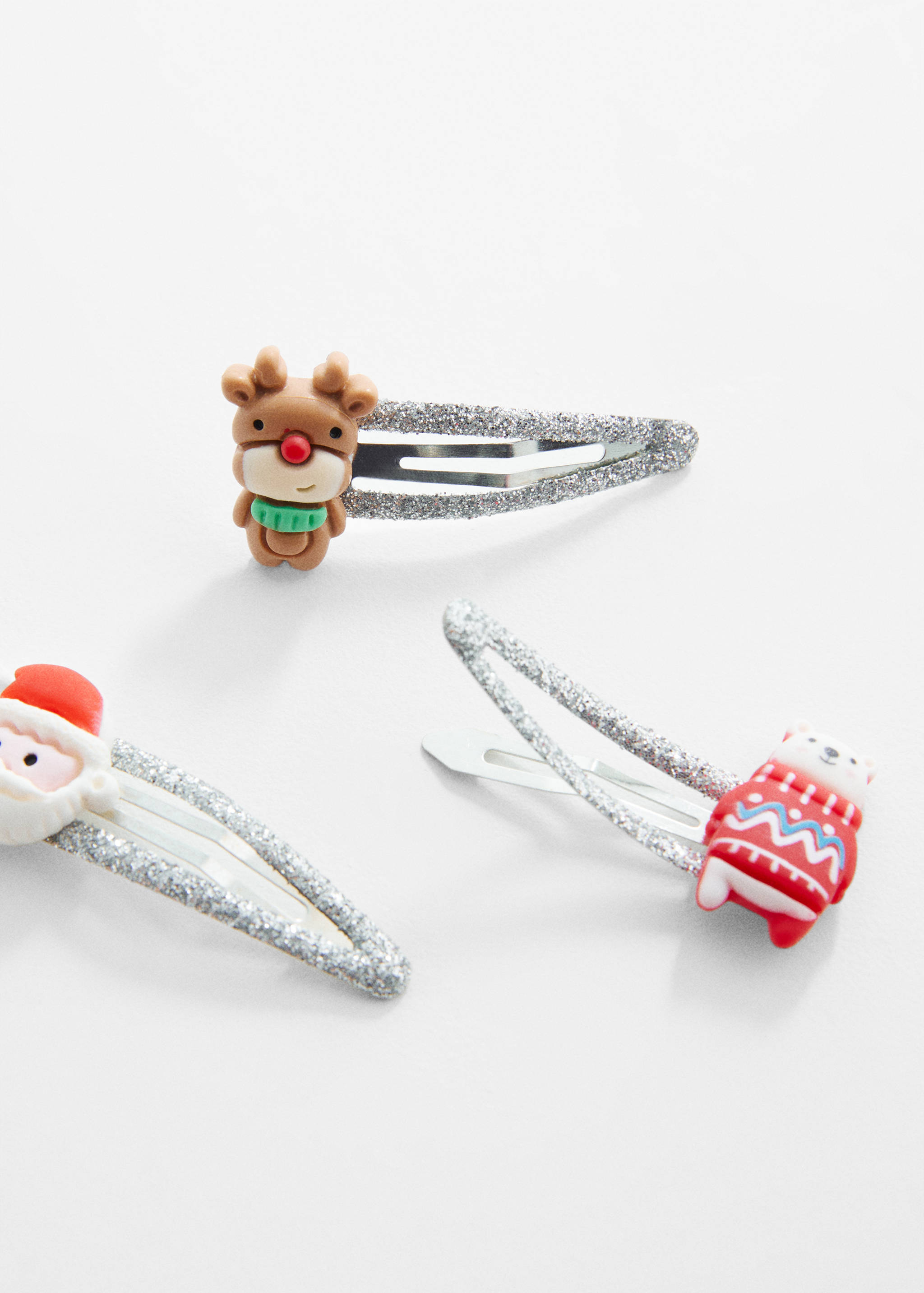 Pack of Christmas rubber bands and clips - Medium plane