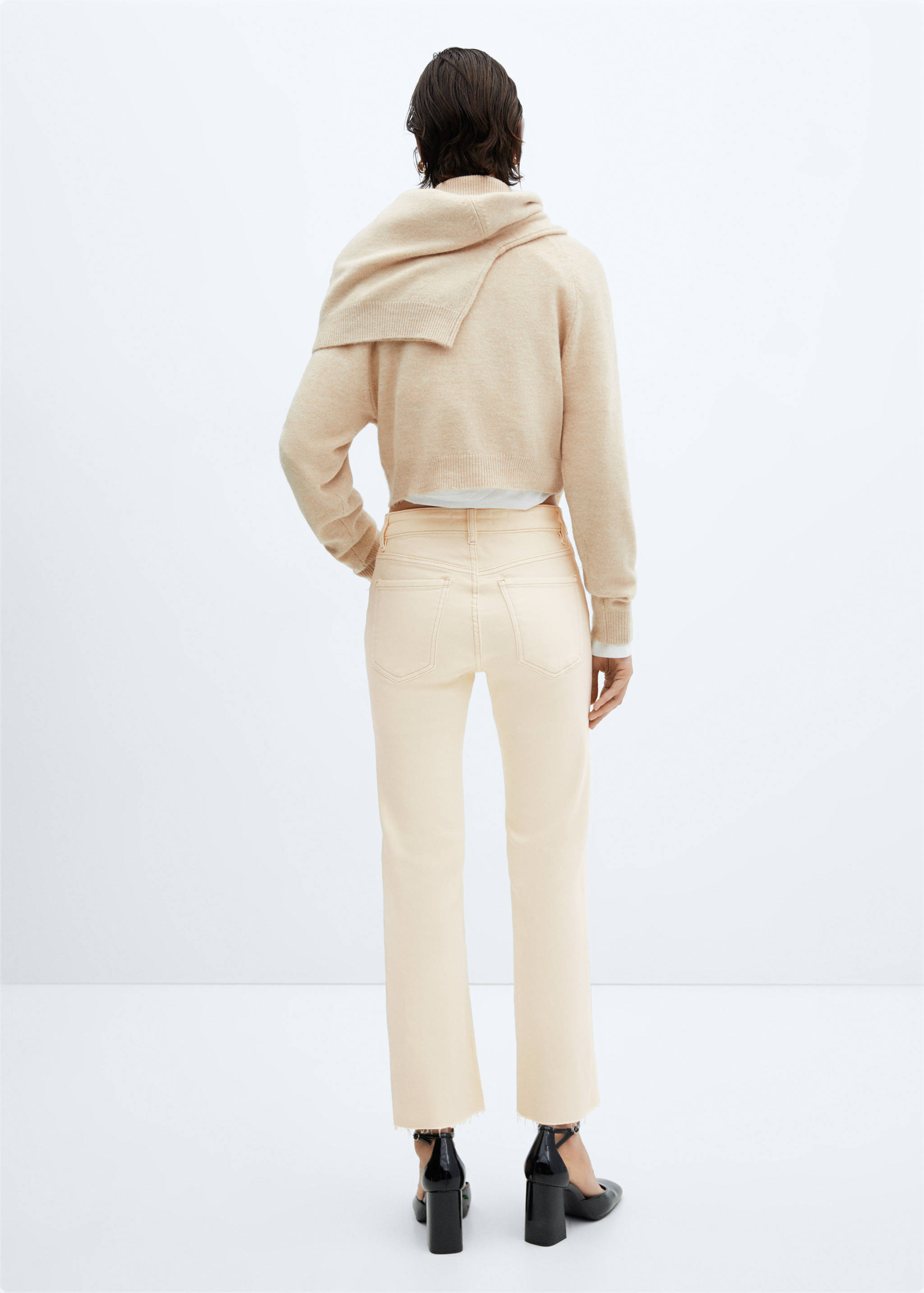 Flared-Crop-Jeans Sienna - Rückseite des Artikels