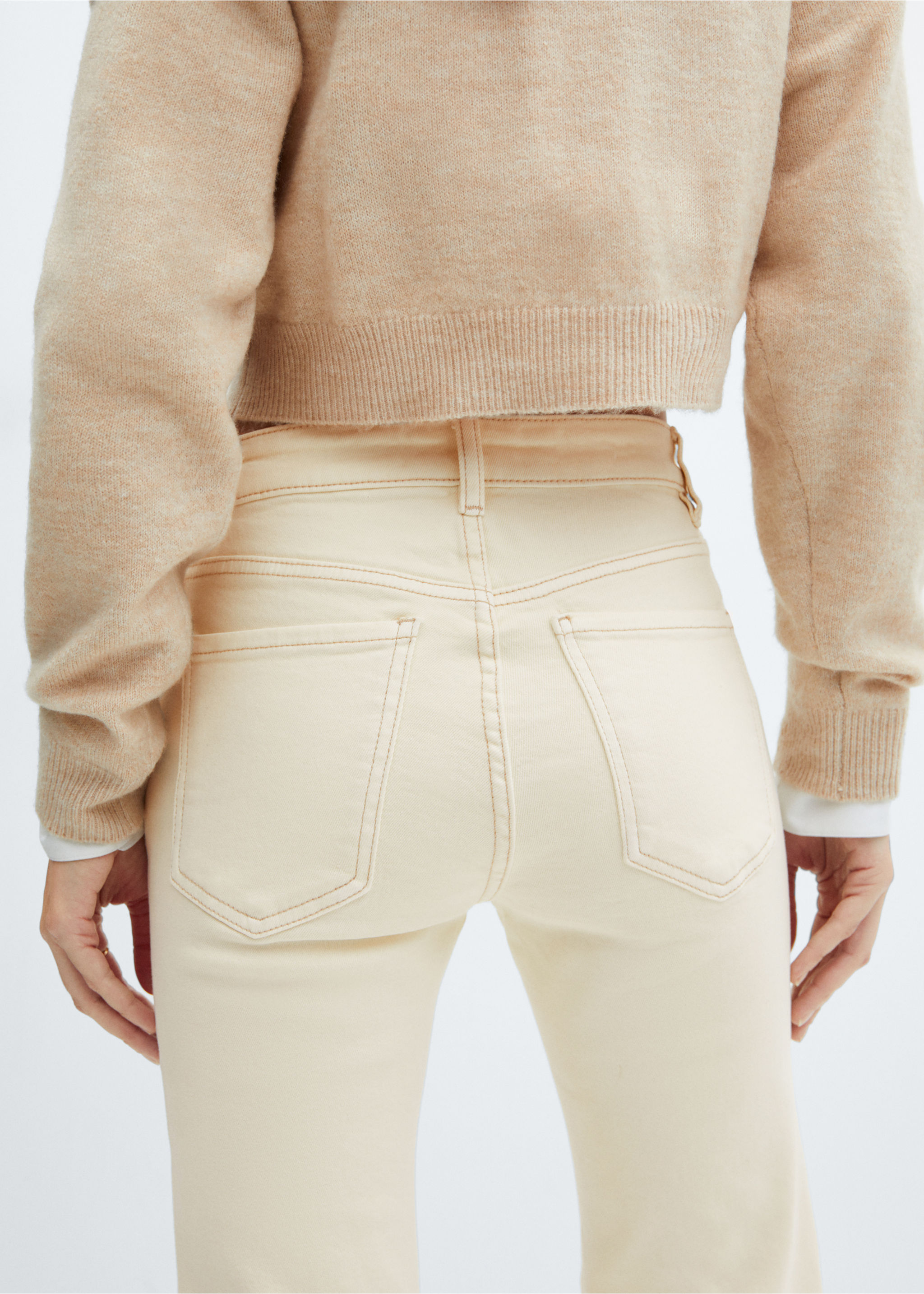 Sienna flared cropped jeans - Details of the article 4