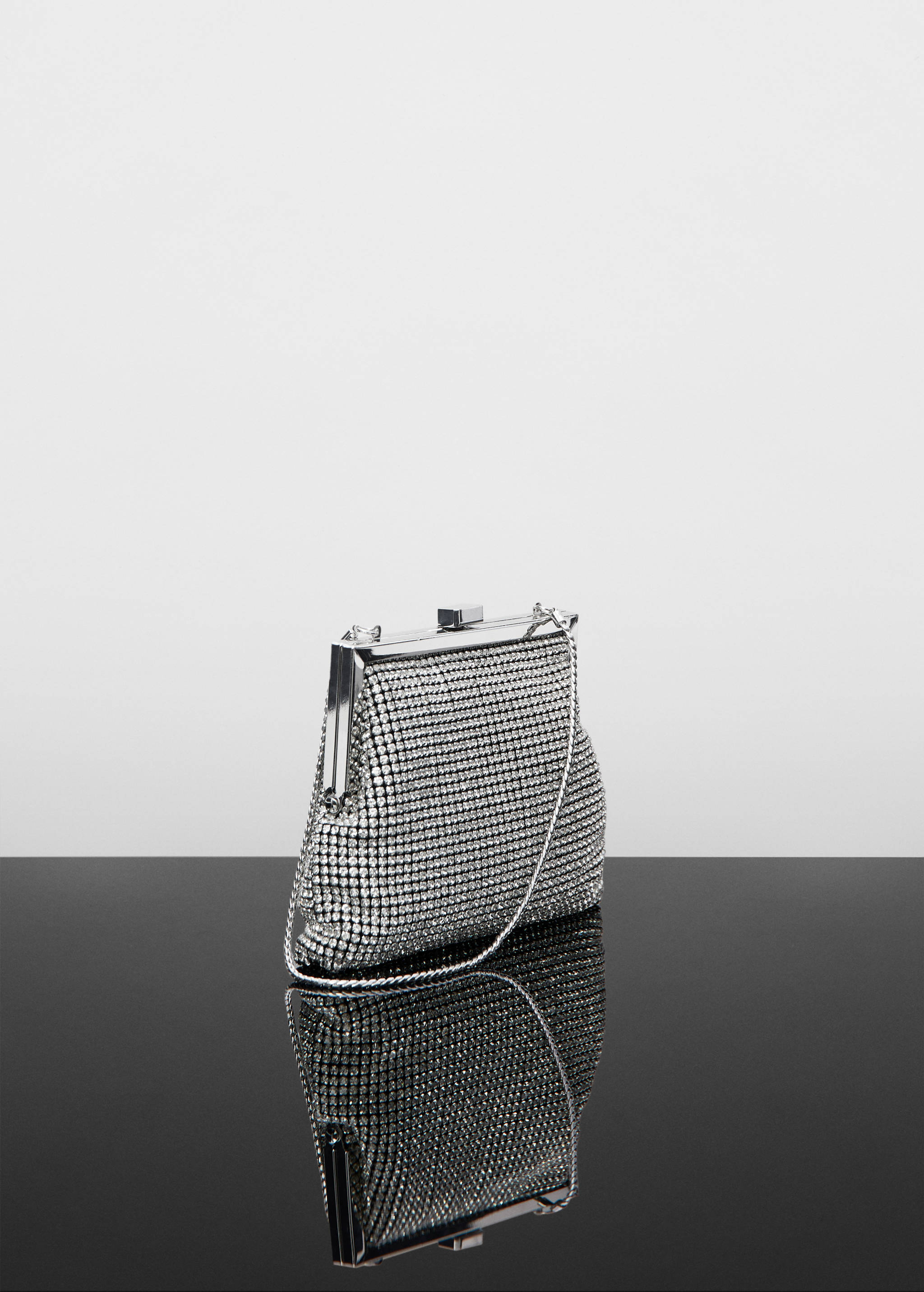 Borsa pochette cristalli - Piano medio