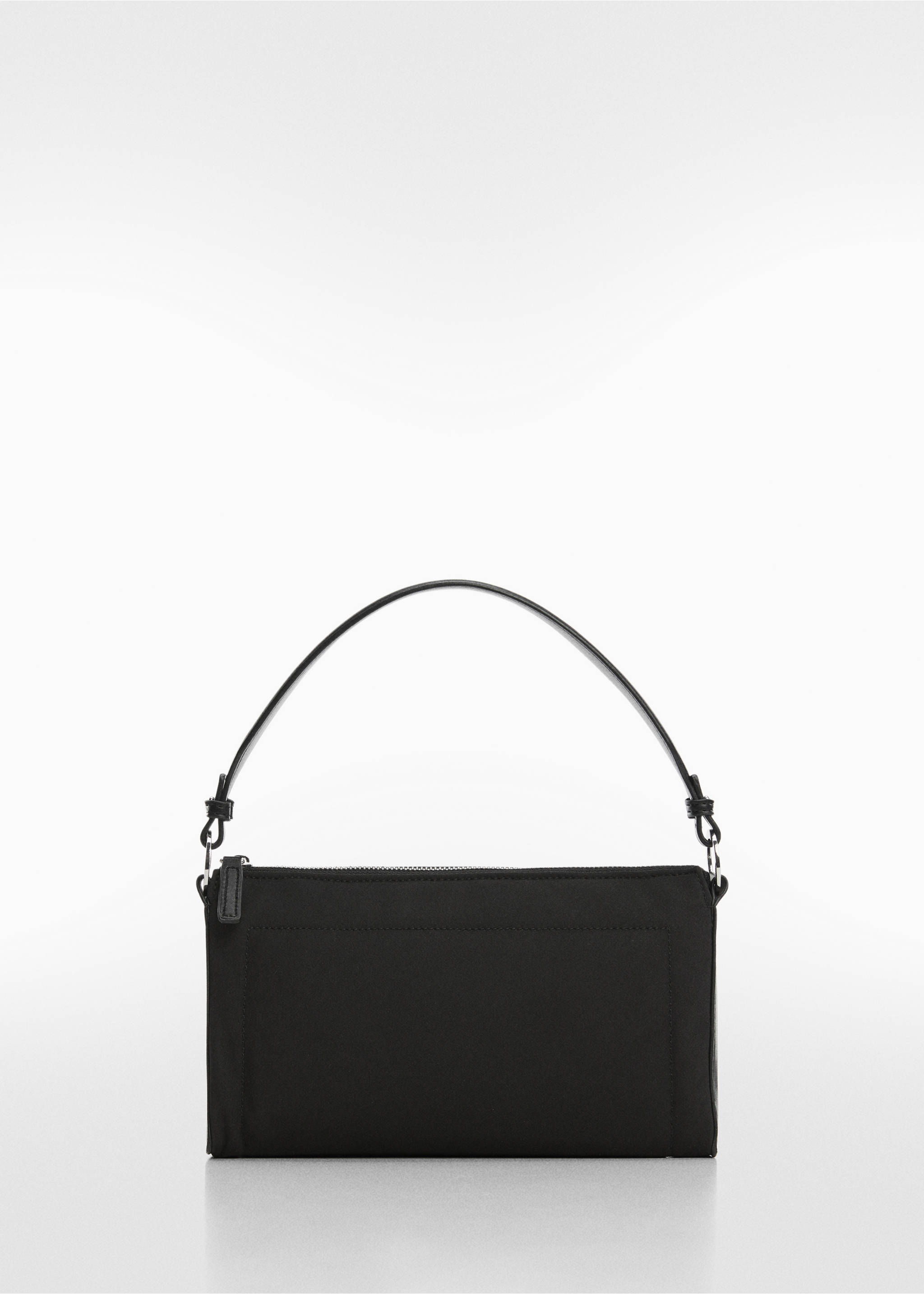 Shoulder bag with short handle - Article without model, Black. Ref: 67000450-00.