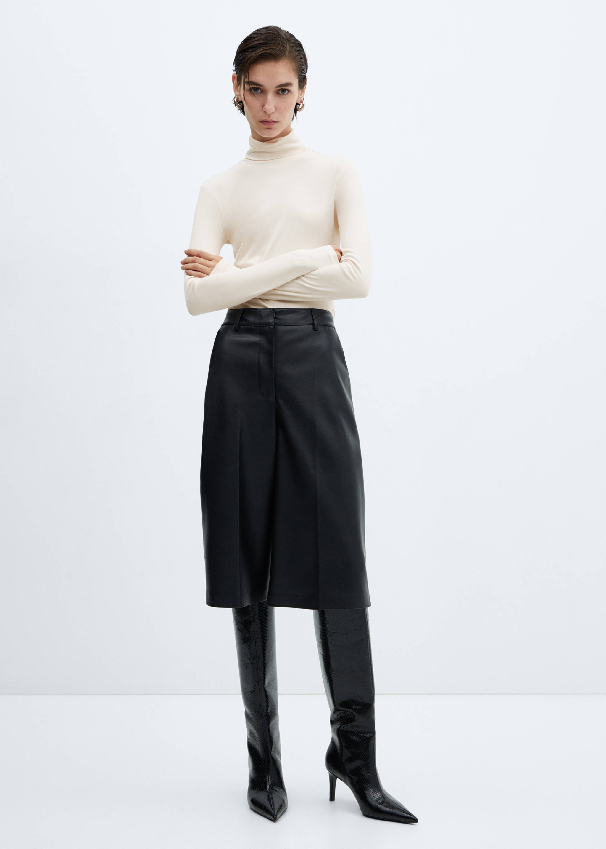 Modal turtleneck t-shirt - General plane