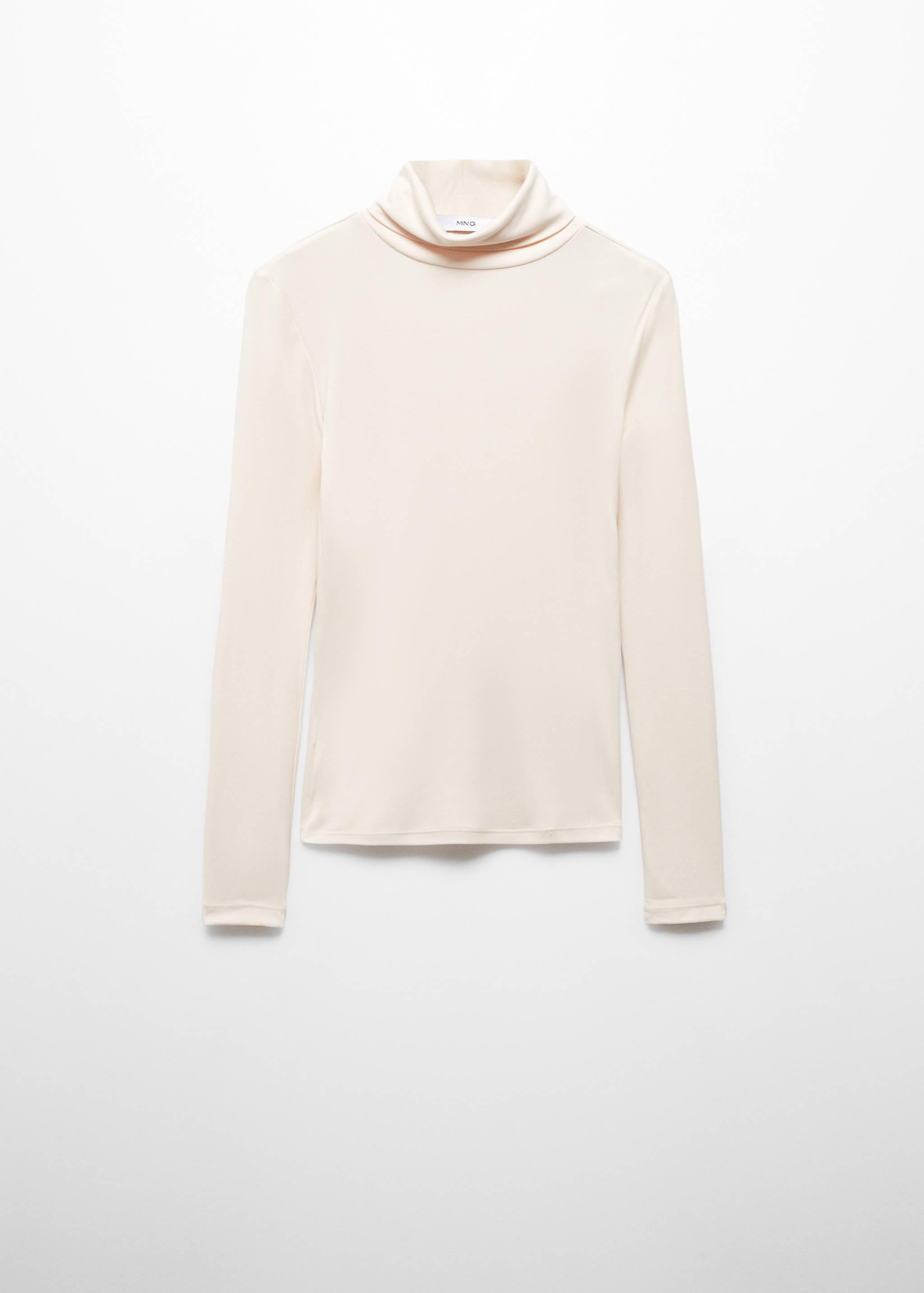 Modal turtleneck t-shirt - Article without model