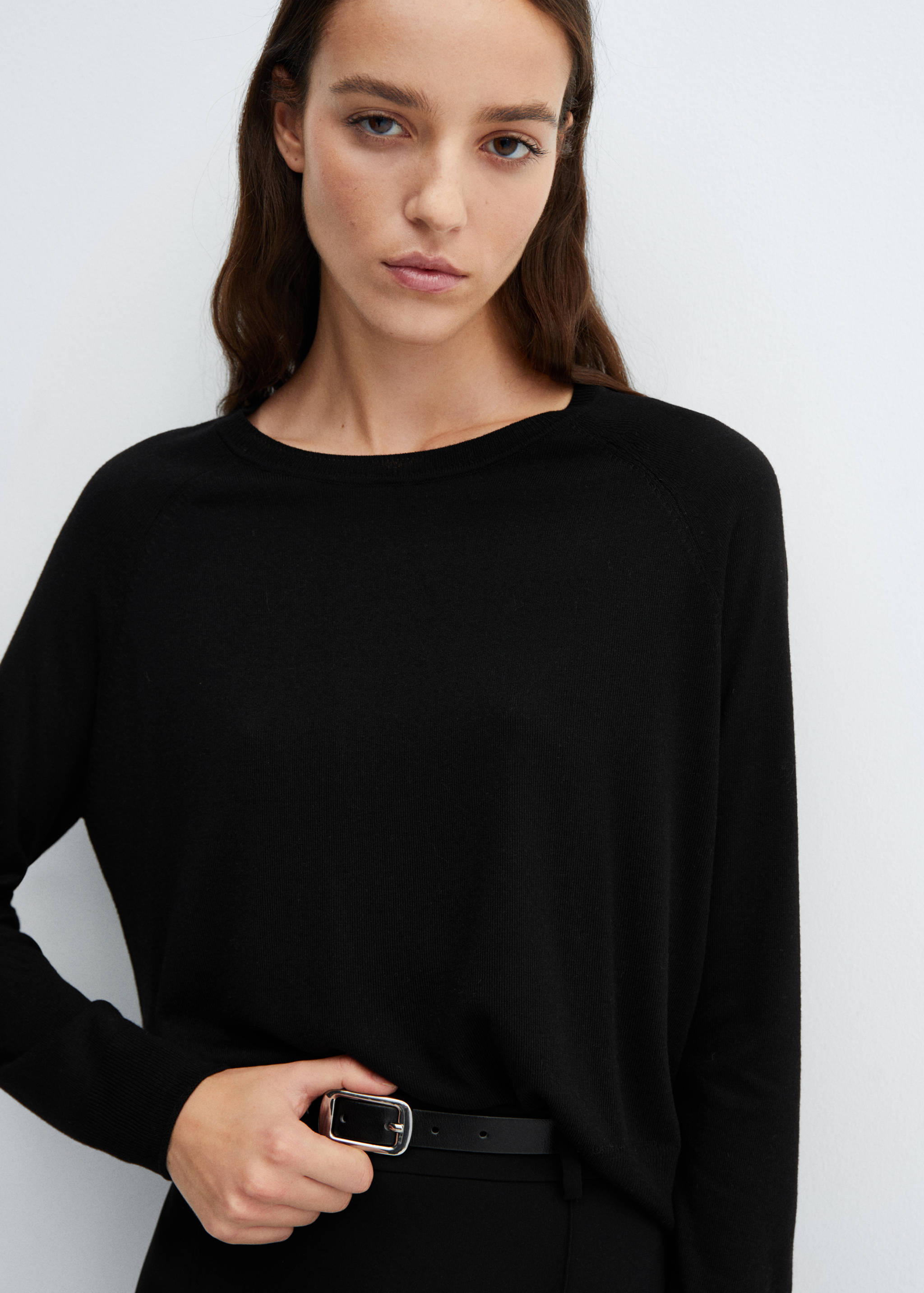 Pull-over maille fine col rond - Détail de l'article 1