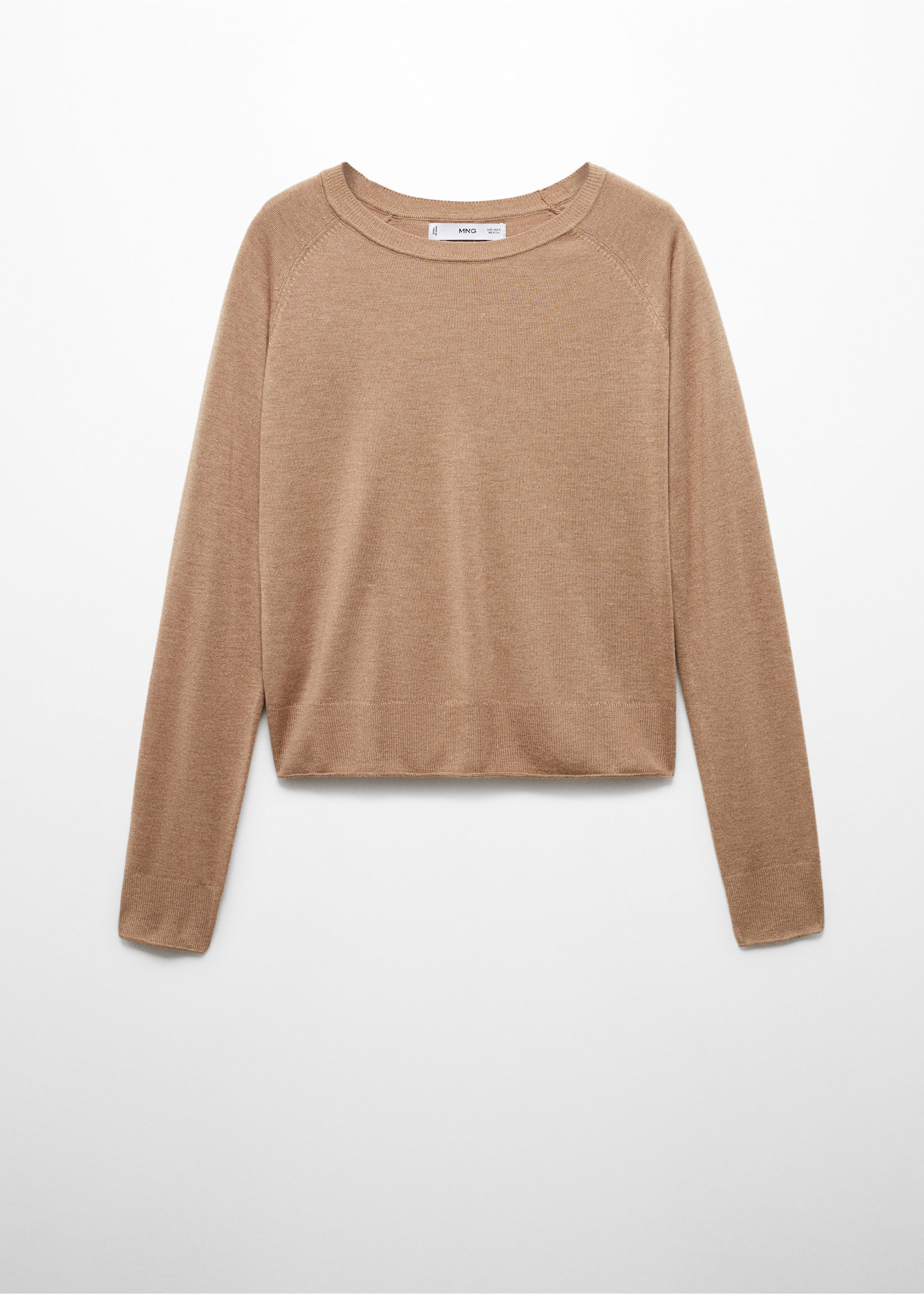 Feinstrickpullover mit Rundhals - Artikel ohne Model