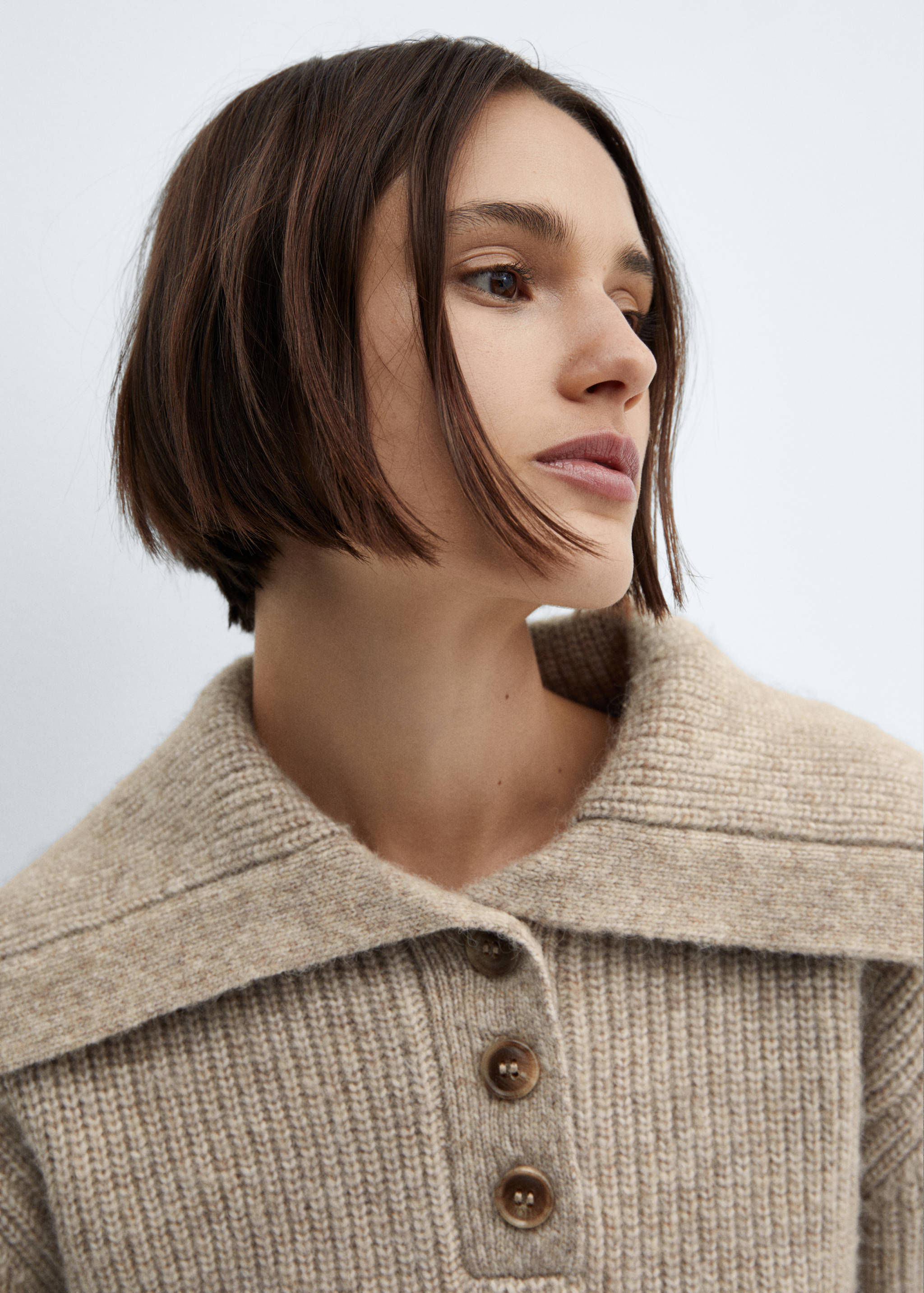 Strickpullover mit Reverskragen - Detail des Artikels 1