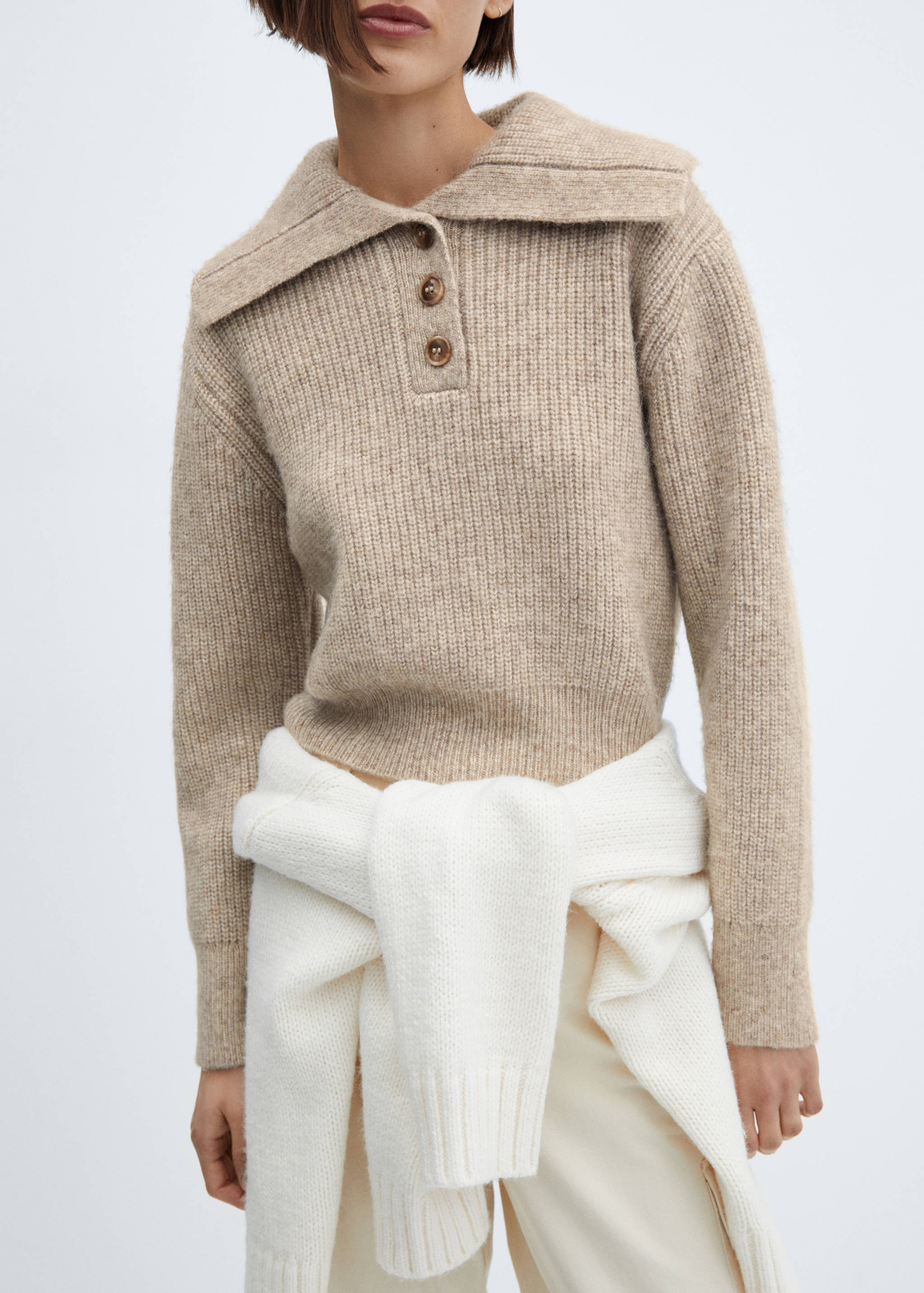 Strickpullover mit Reverskragen - Detail des Artikels 3