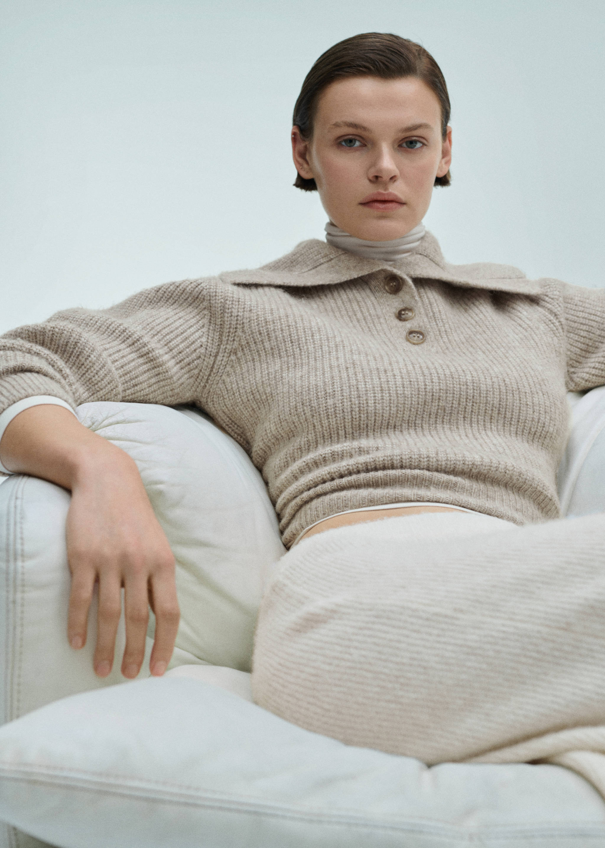 Strickpullover mit Reverskragen - Detail des Artikels 7