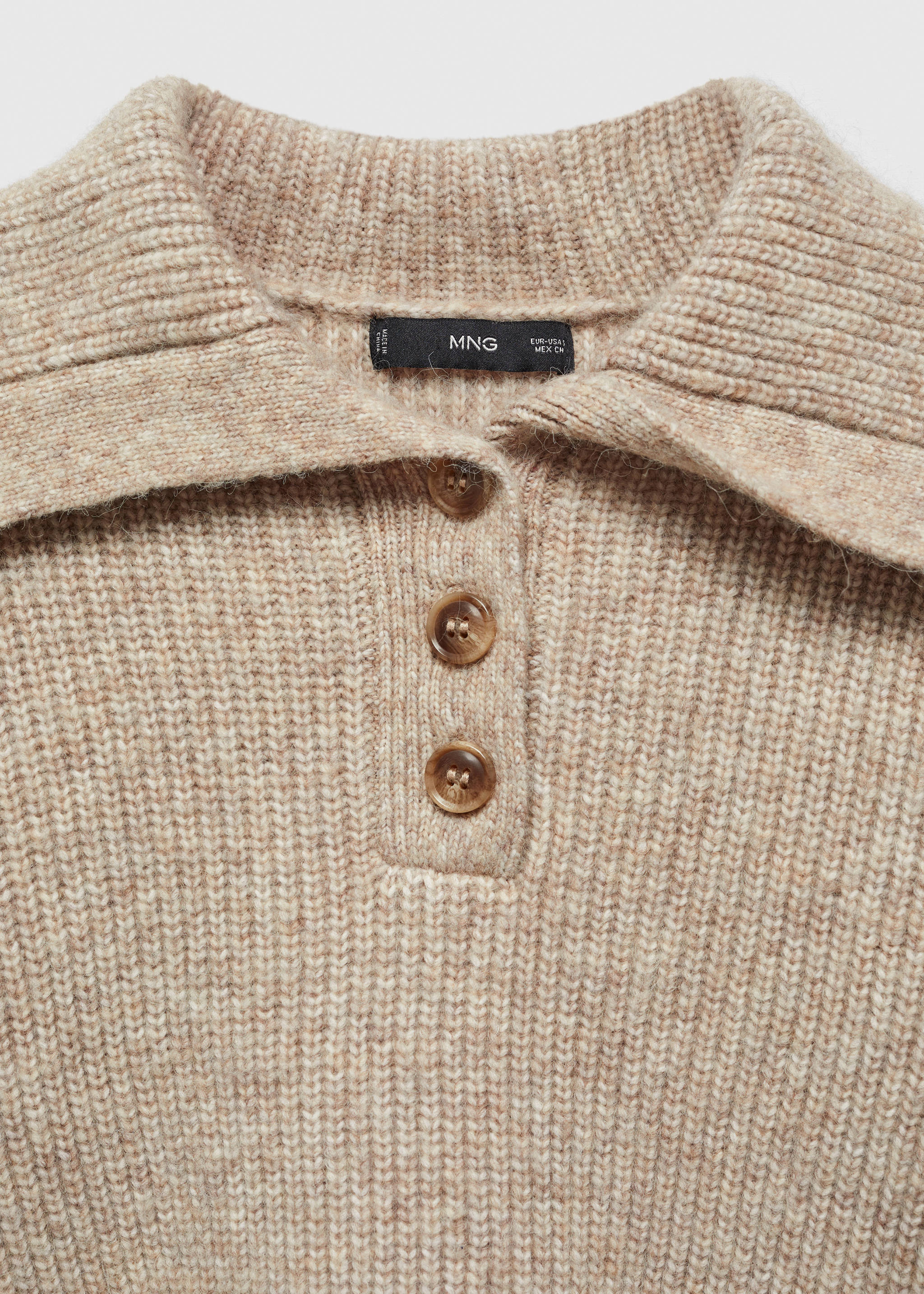 Strickpullover mit Reverskragen - Detail des Artikels 8