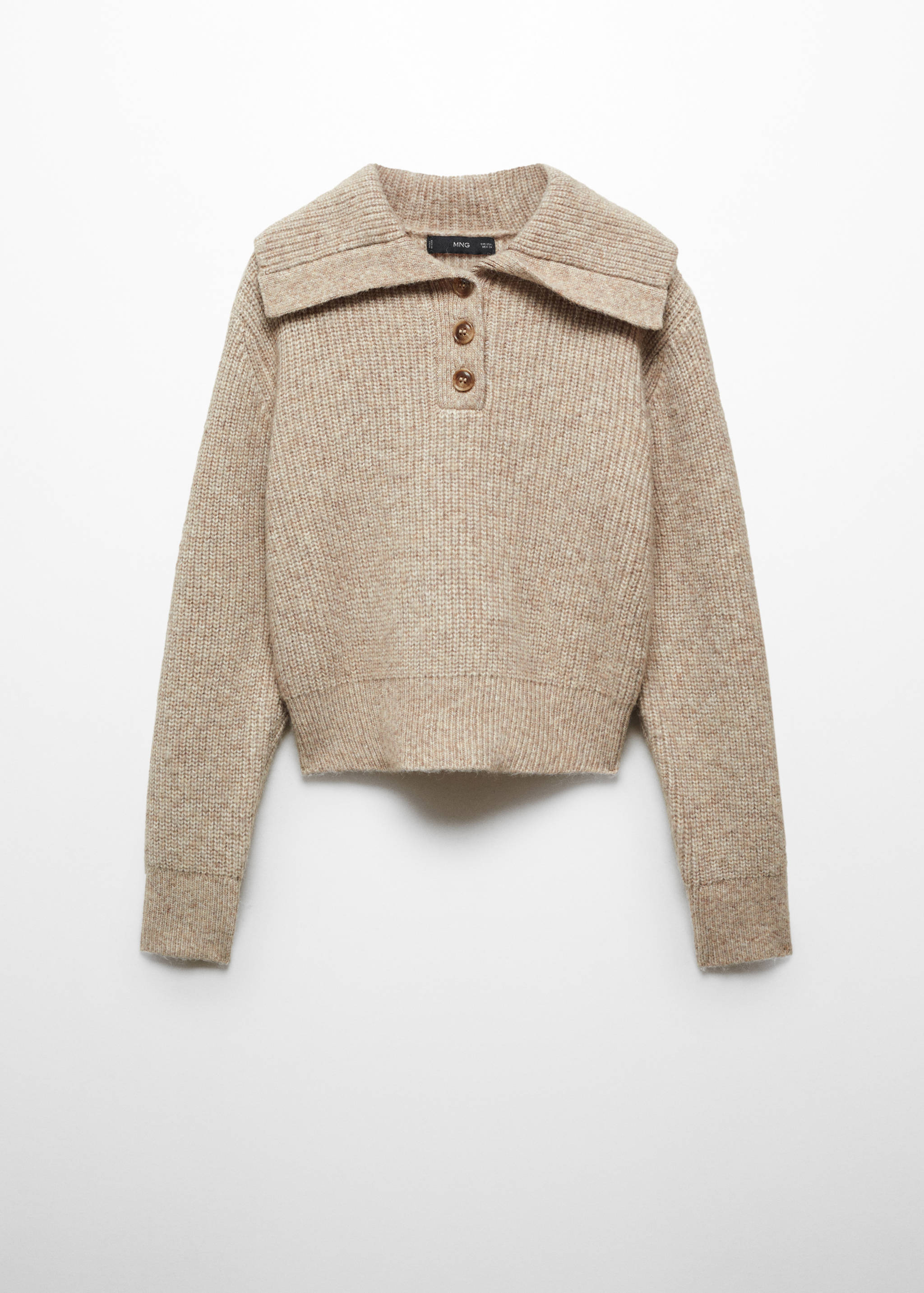 Strickpullover mit Reverskragen - Artikel ohne Model