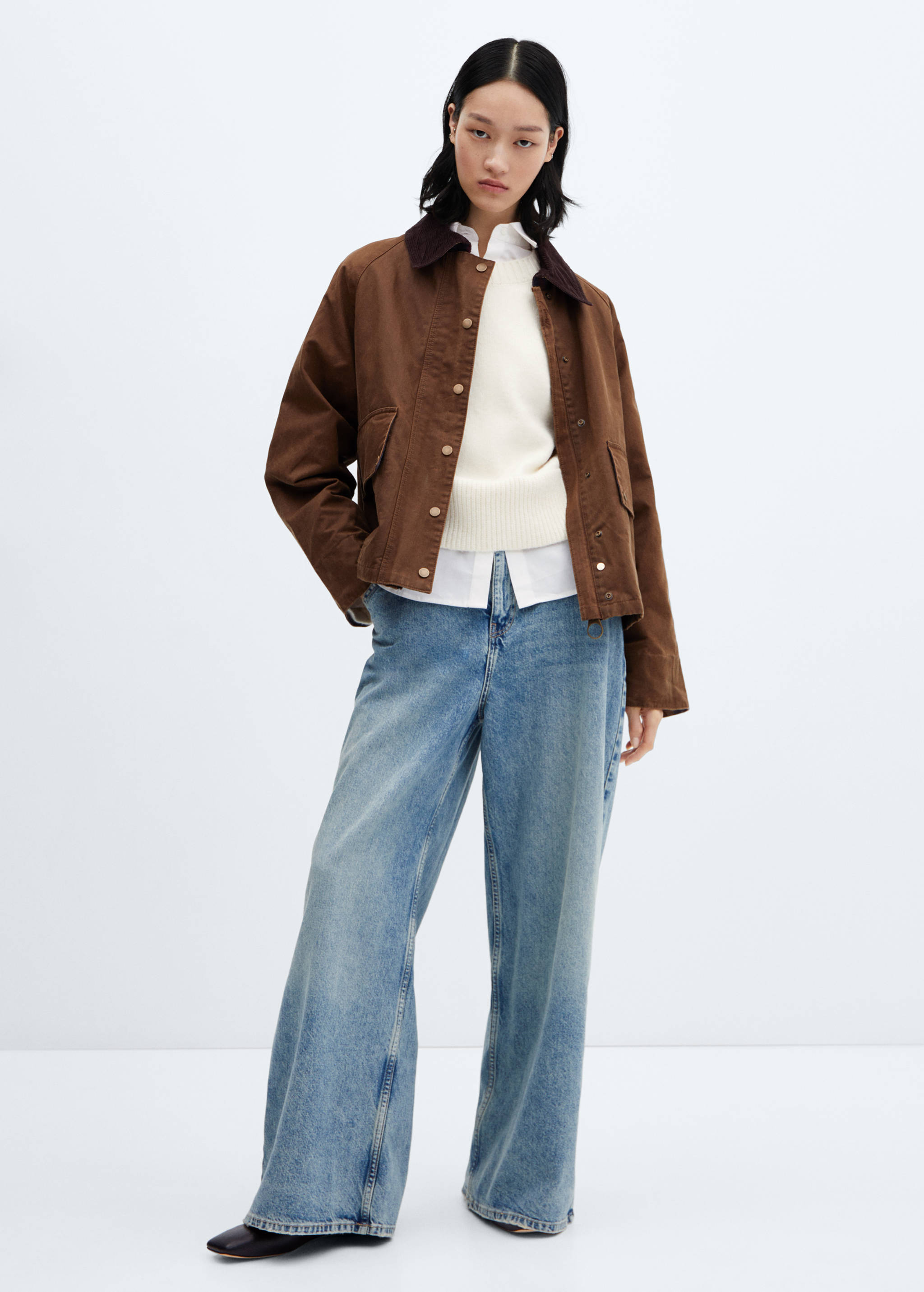 Jersey punto cuello redondo - Plano general