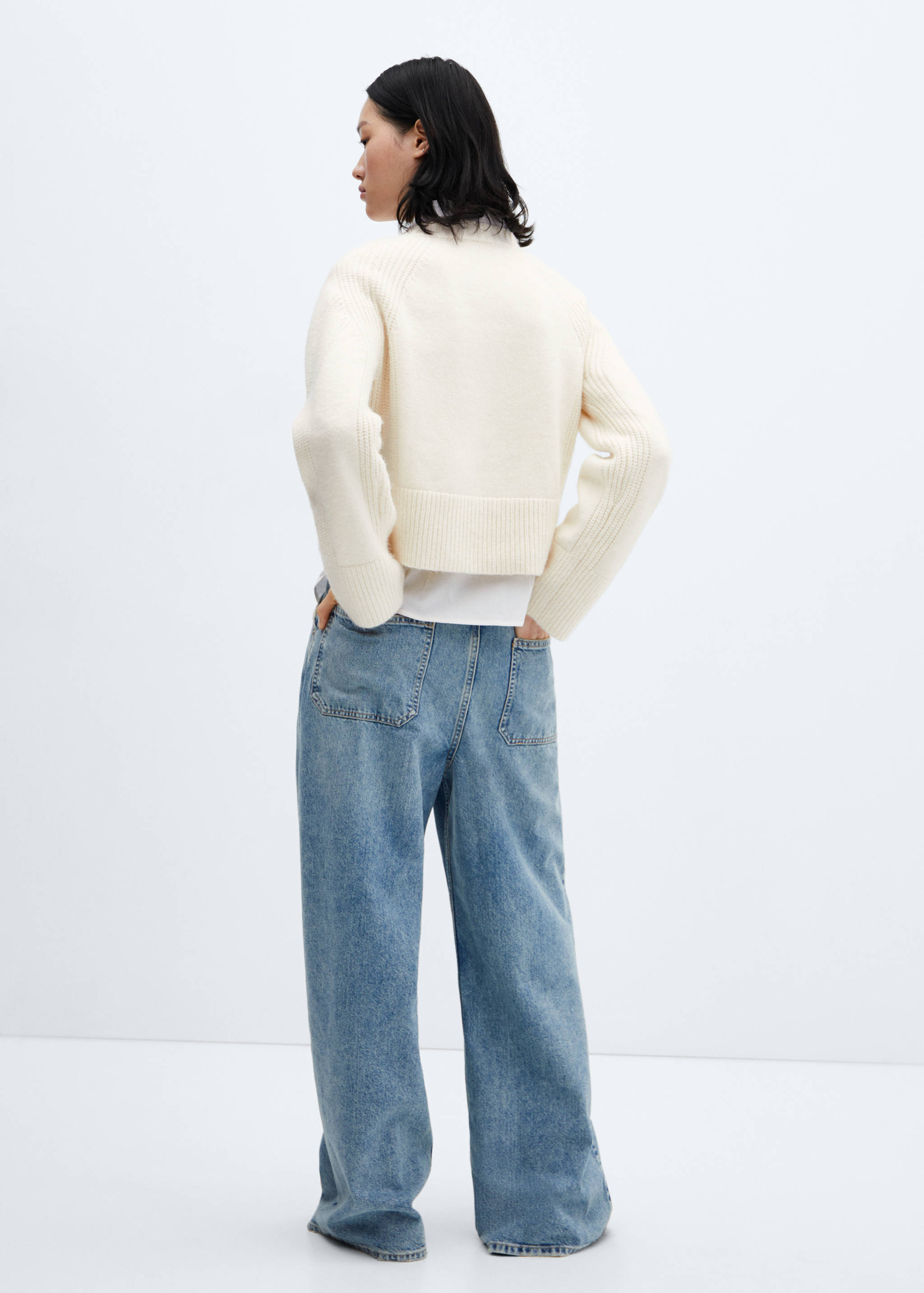 Jersey punto cuello redondo - Reverso del artículo