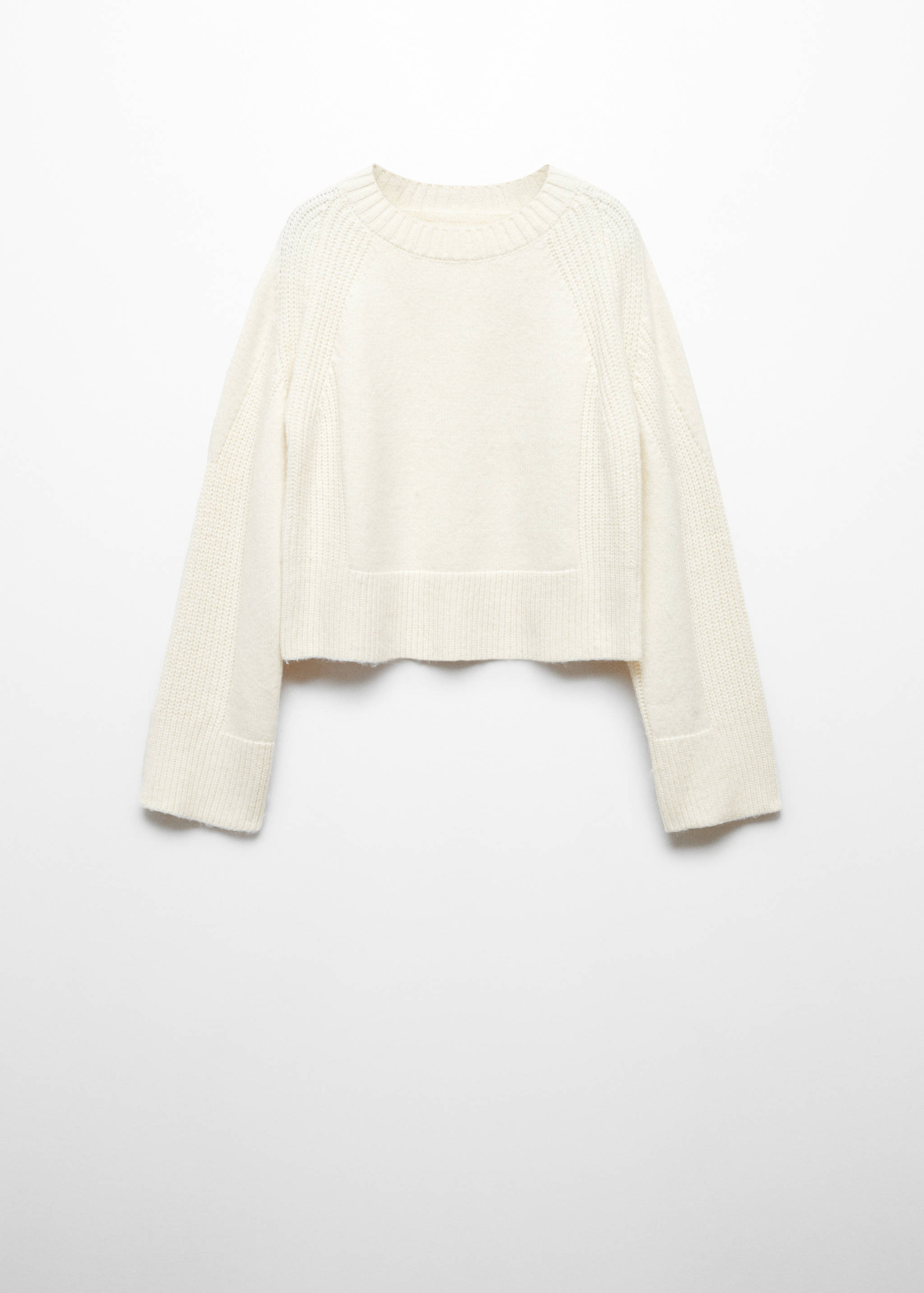 Rundhals-Strickjersey - Artikel ohne Model