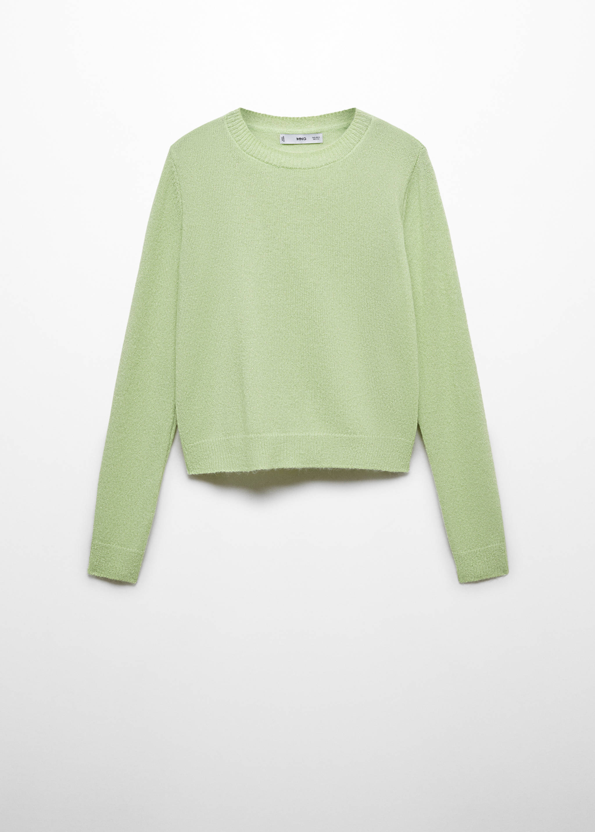 Round-neck knitted sweater - Article without model