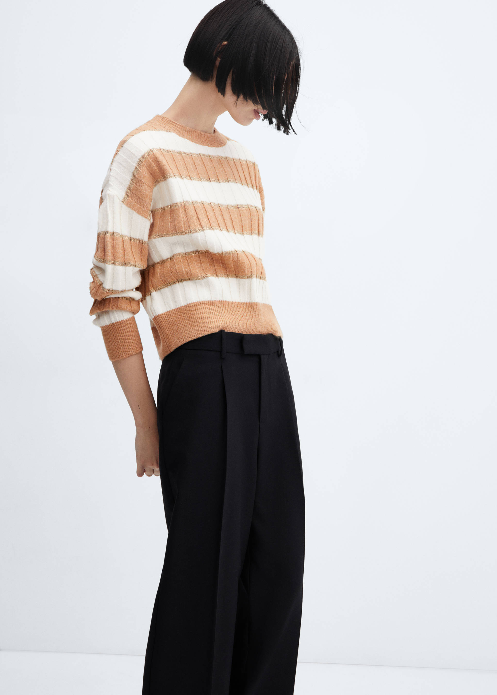 Lurex details striped sweater - Details of the article 2