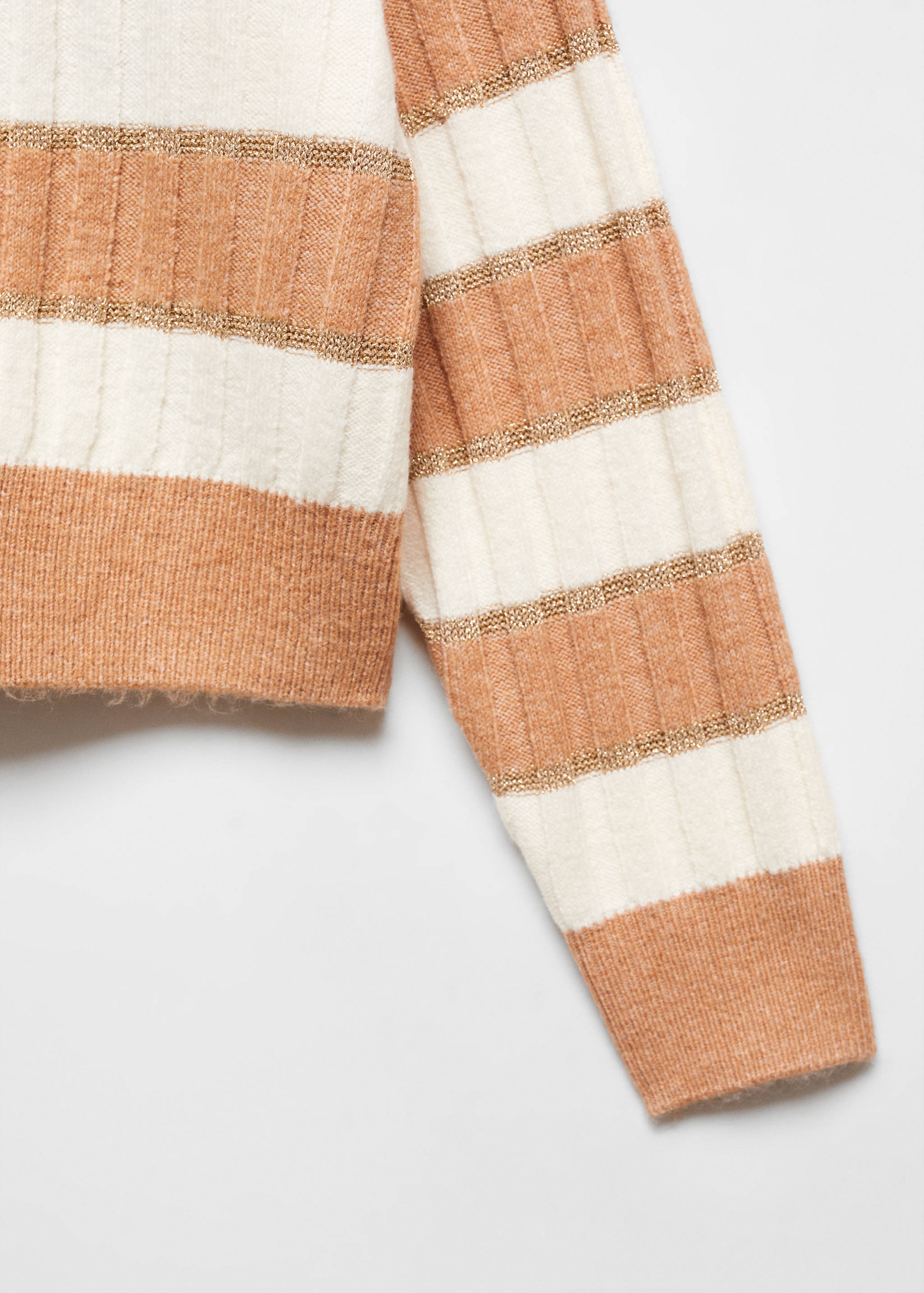 Lurex details striped sweater - Details of the article 8