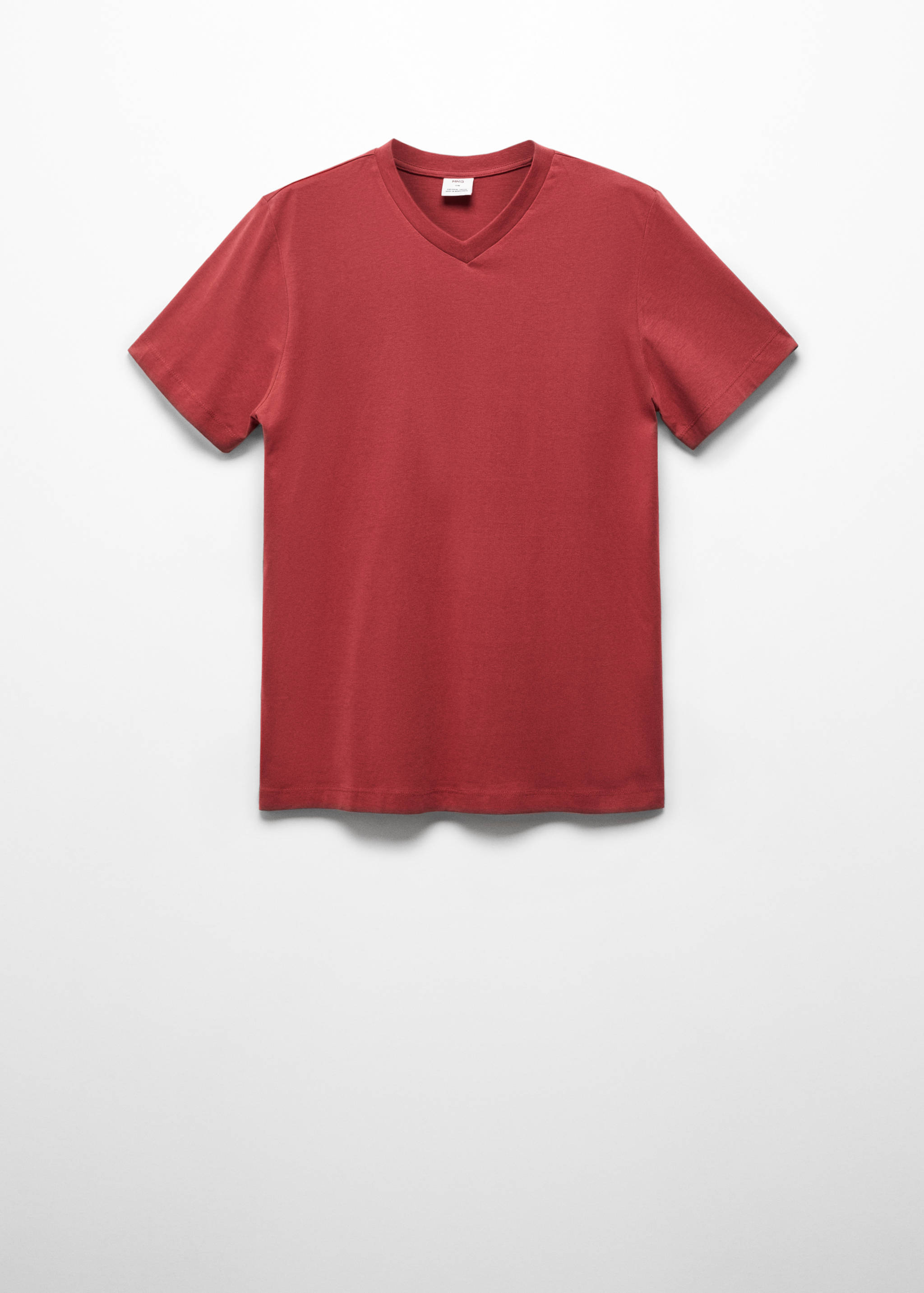 T-shirt col V 100 % coton - Article sans modèle