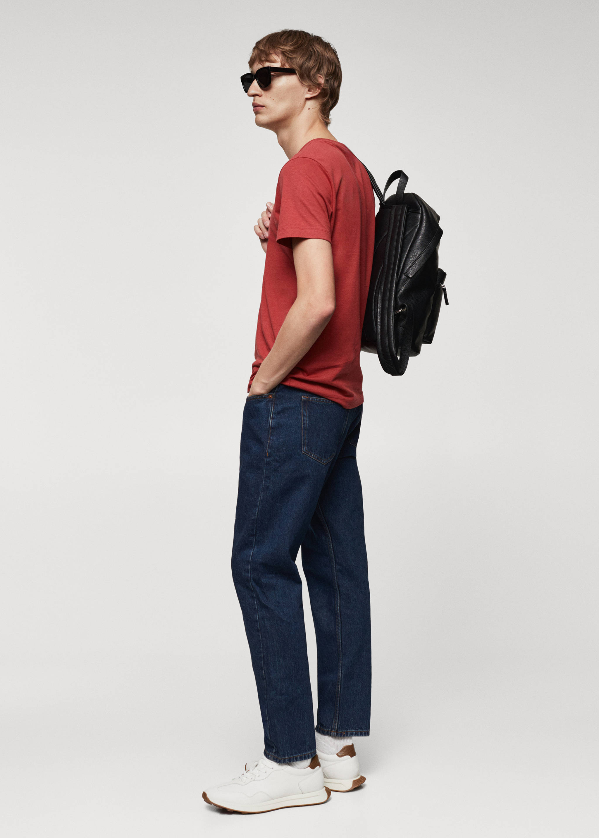 100% cotton slim-fit t-shirt - Details of the article 1