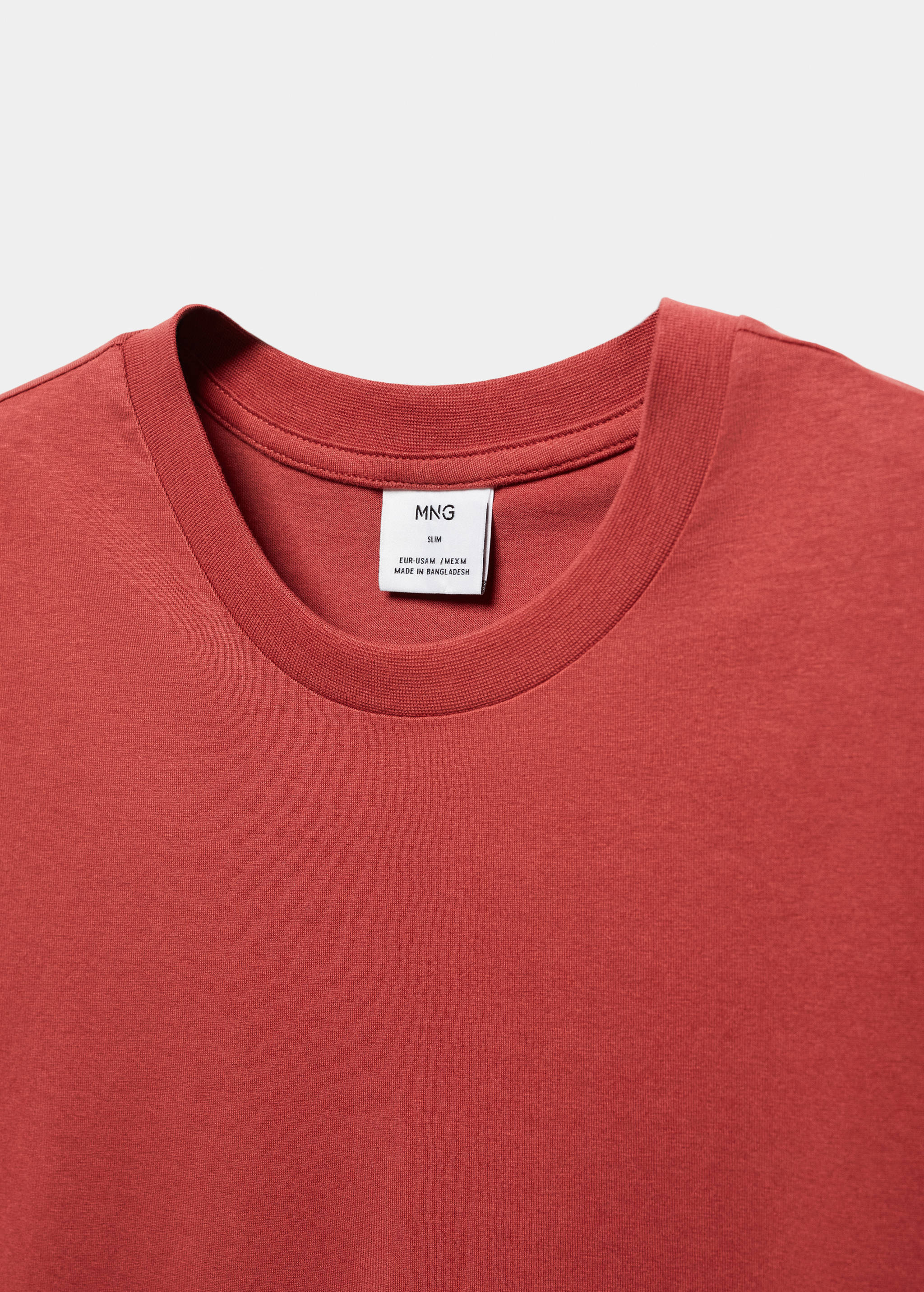 100% cotton slim-fit t-shirt - Details of the article 8