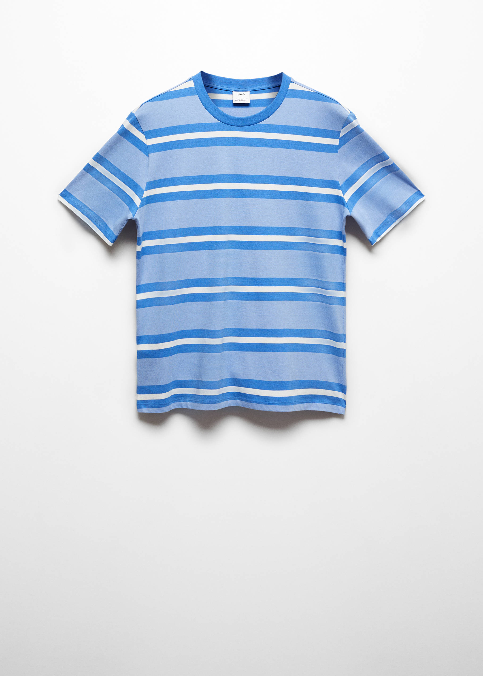 Striped 100% cotton t-shirt - Article without model