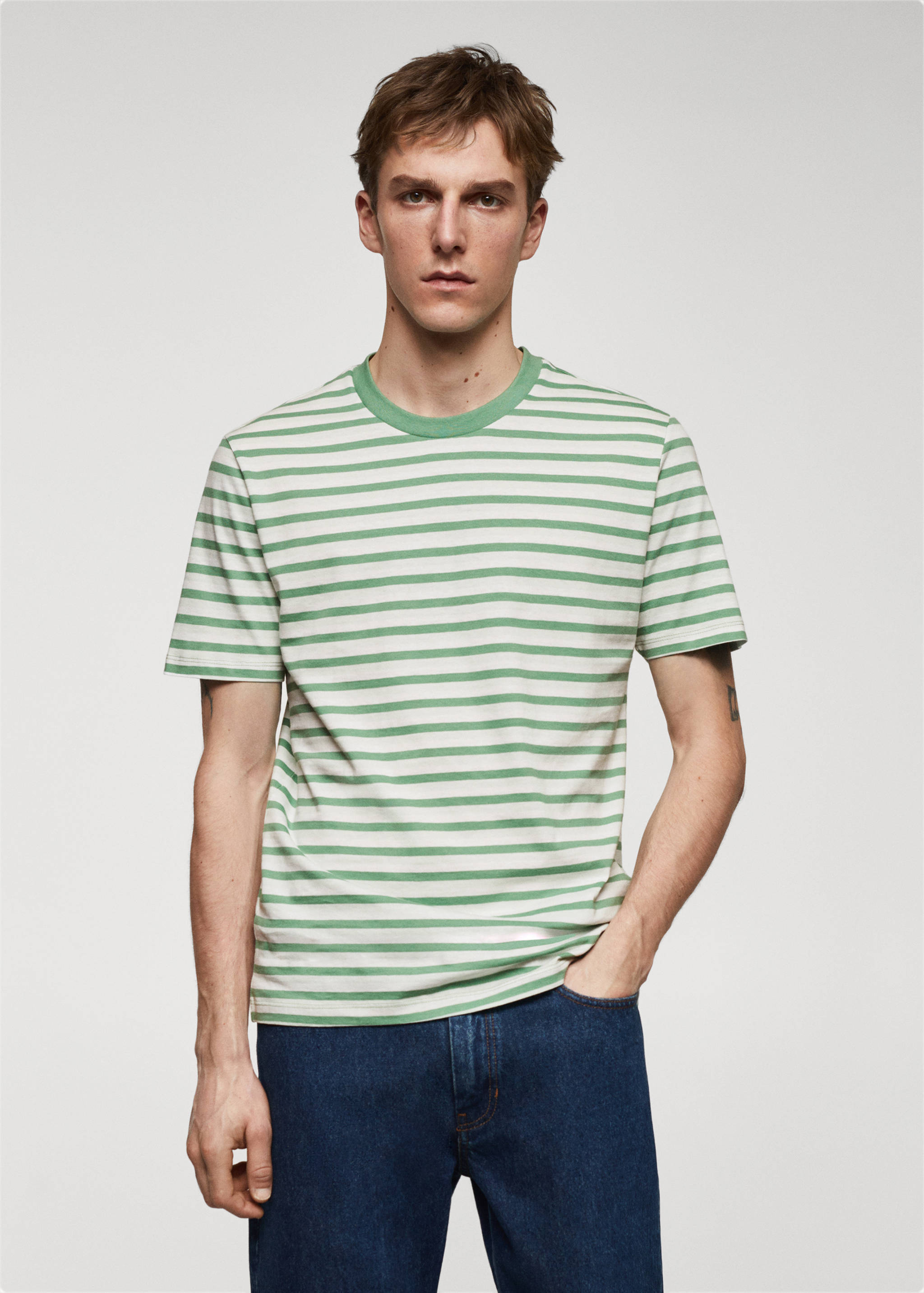 100% cotton printed t-shirt - Medium plane