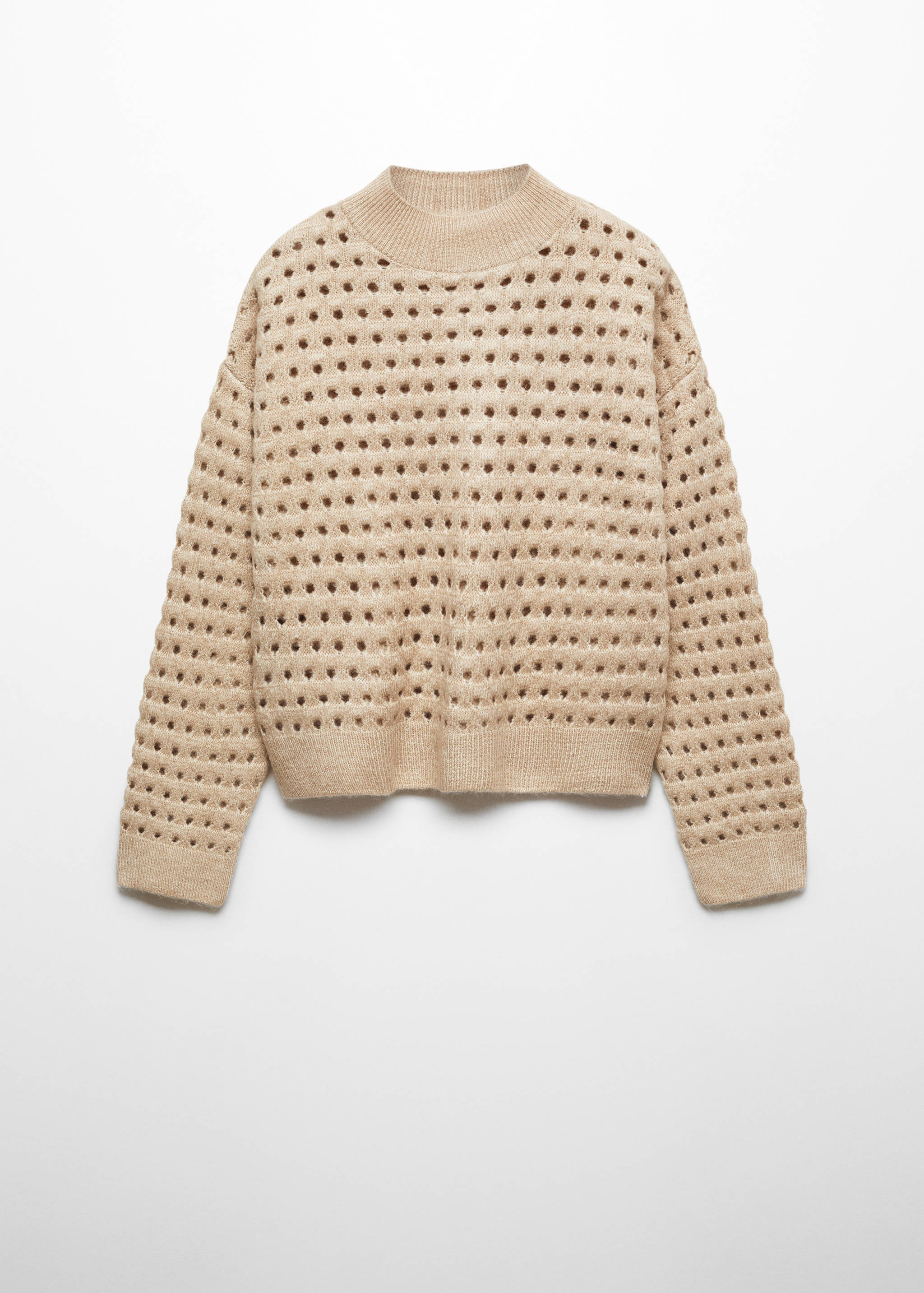 Pull-over maille détails ajourés - Article sans modèle