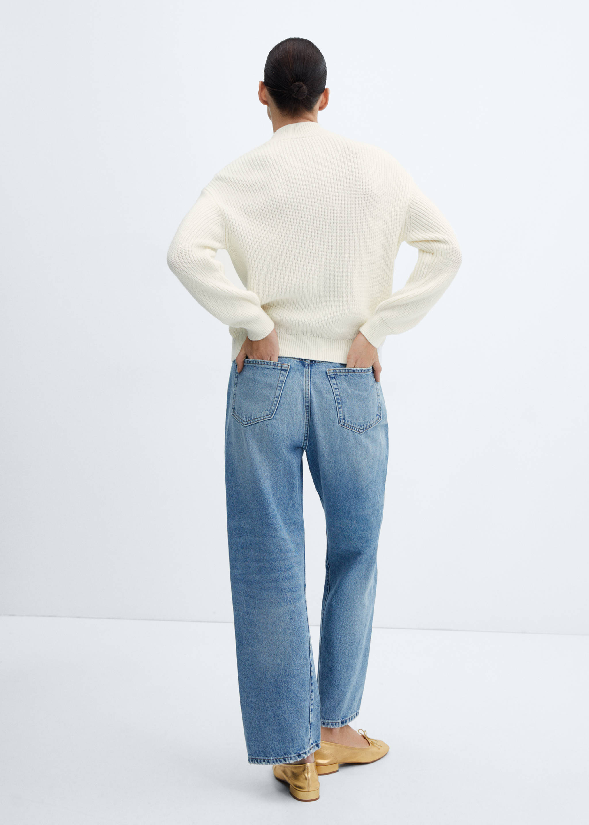 Jersey punto detalles calados - Reverso del artículo